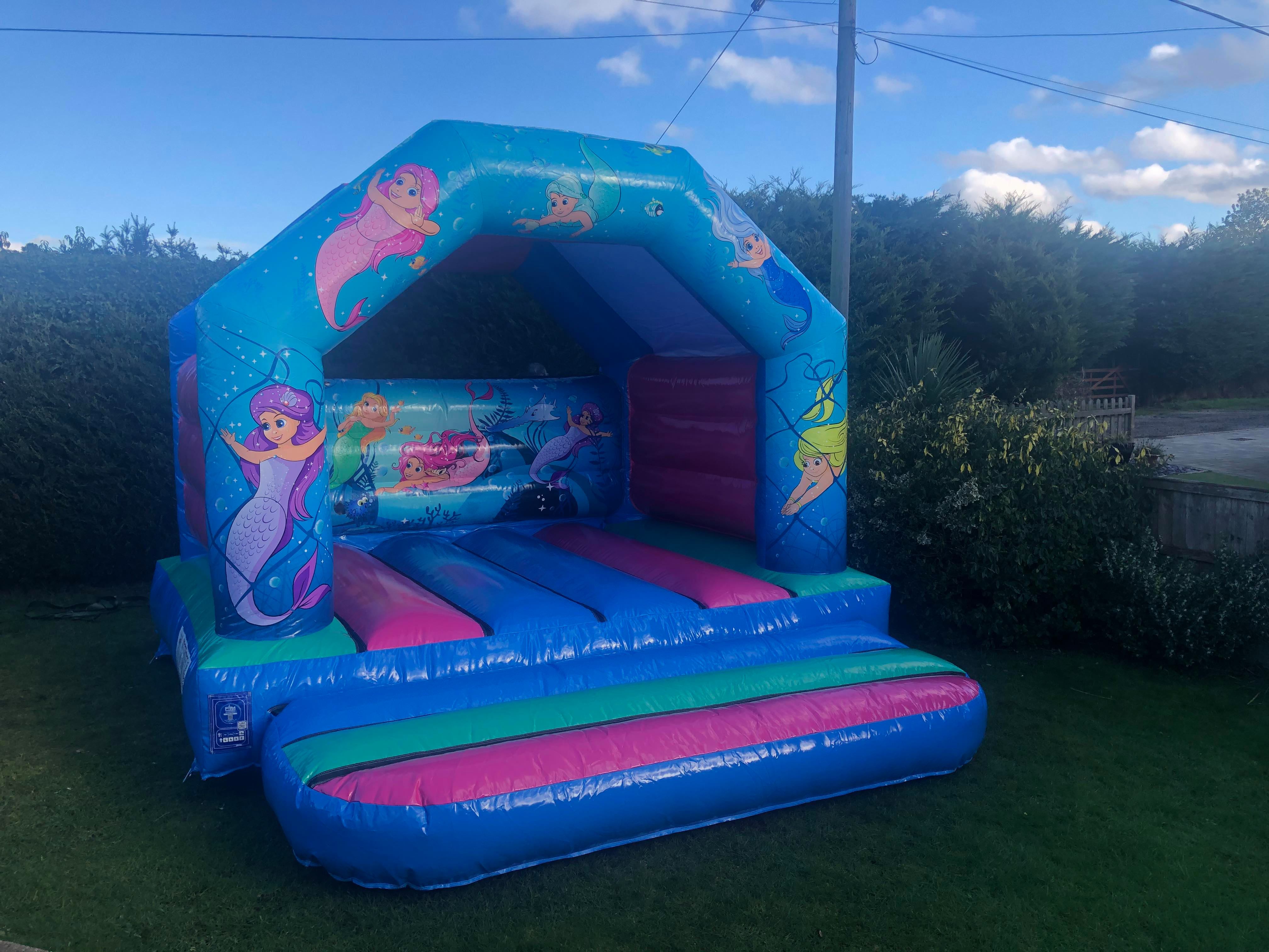 mermaid jumping castle hire