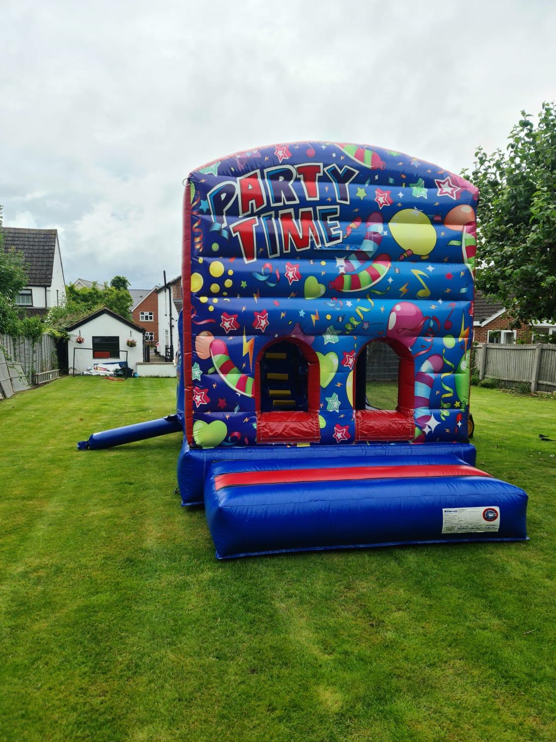 28ft Party Time Fun Run Obstacle Course | Inflatables for Hire