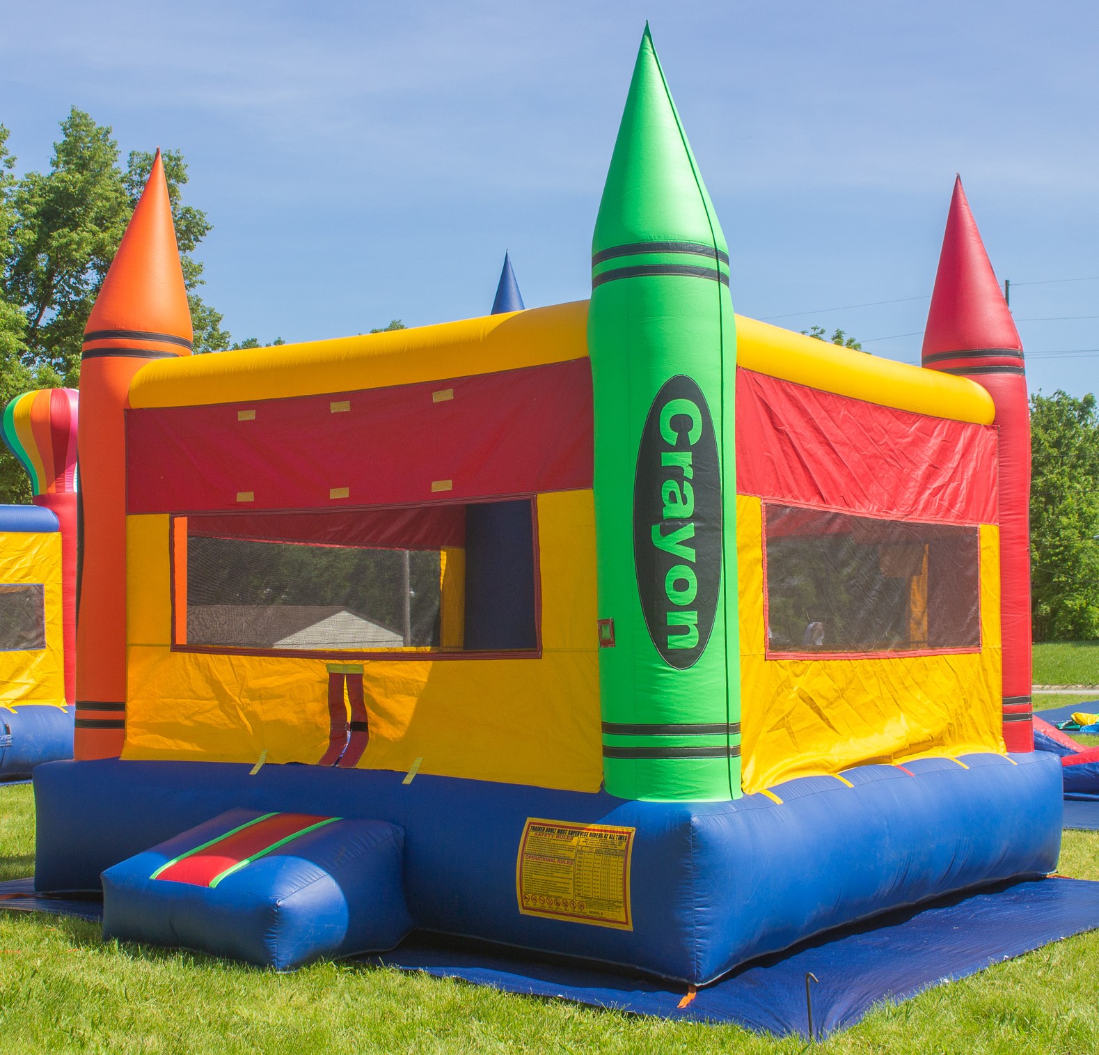 Crayon Bounce House
 15ft x 15ft Crayon Bounce House Hire in OH