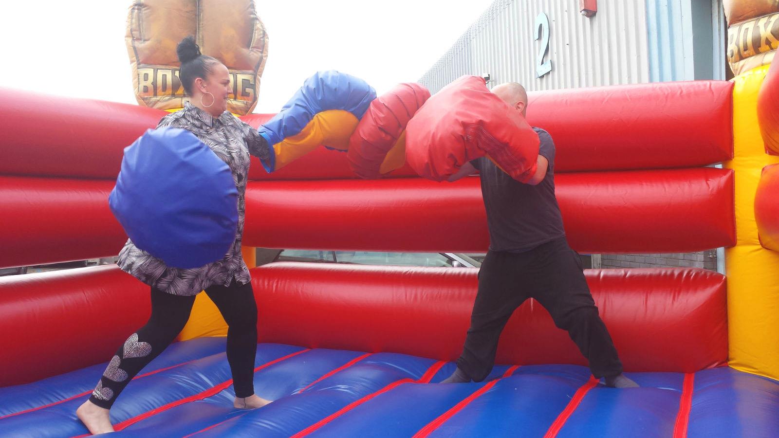 Inflatable Bouncy Boxing Ring Hire Sydney