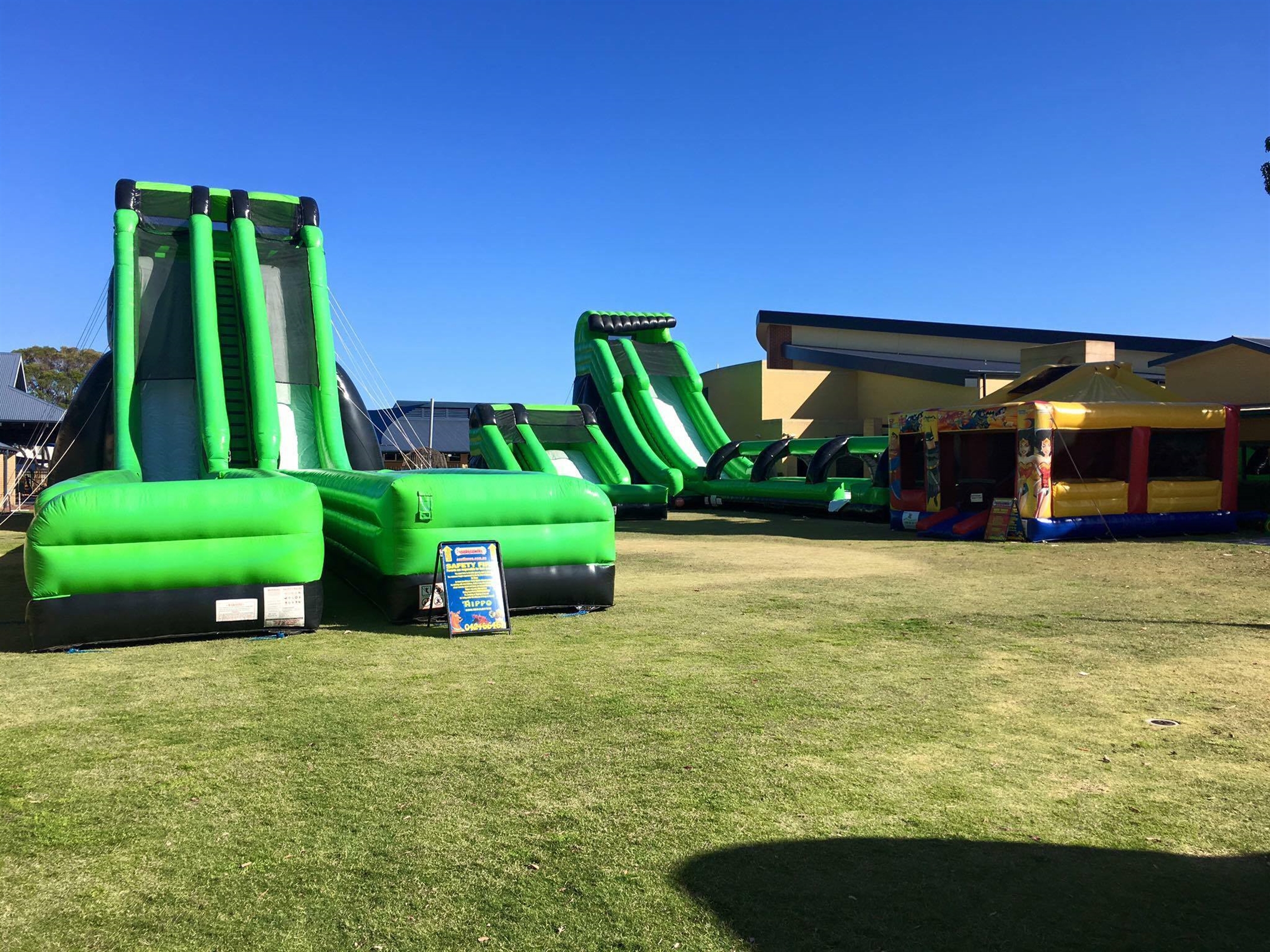 bouncy castle slip and slide