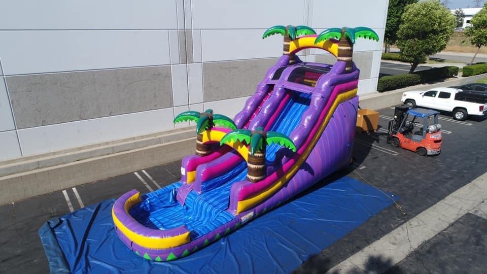 19 Ft Hawaiian Fun Water Slide Rentals in Florida, Volusia County