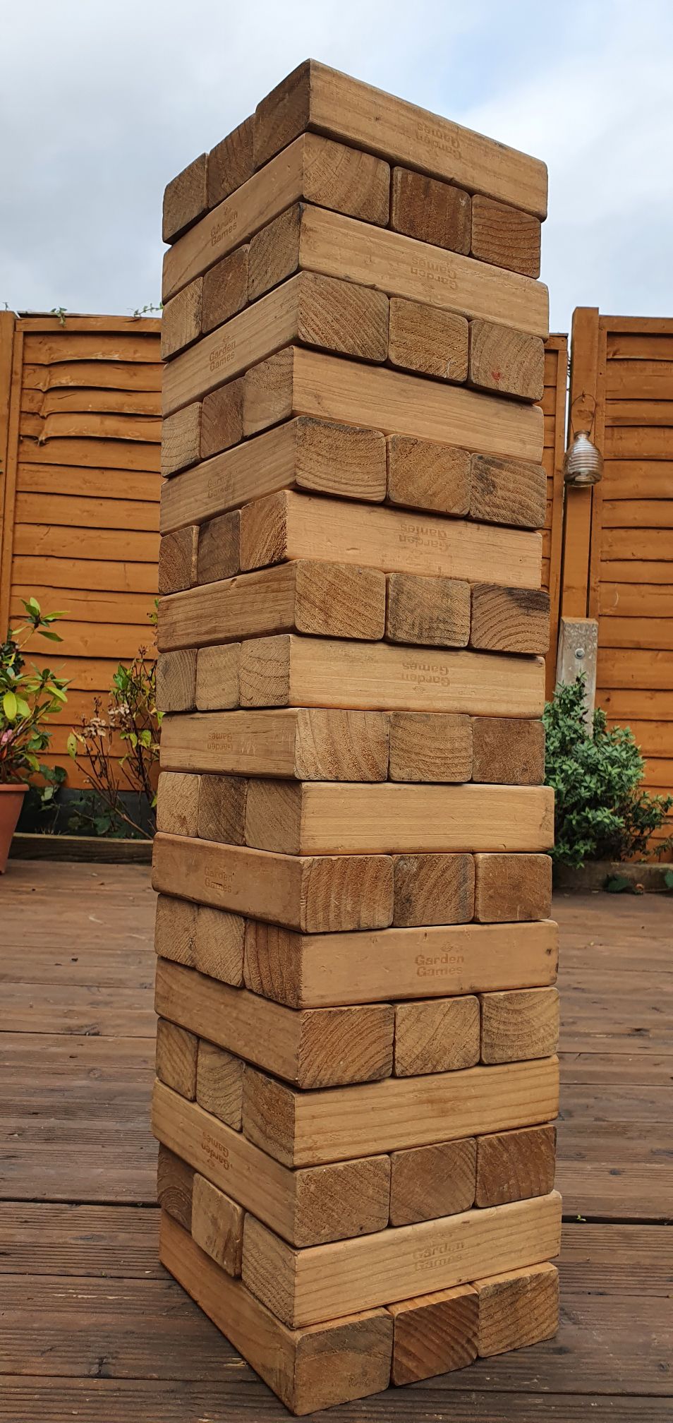 stained giant jenga game for sale