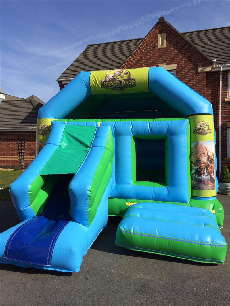 Dino Bouncer and slide combi - Bouncy Castle Hire in 