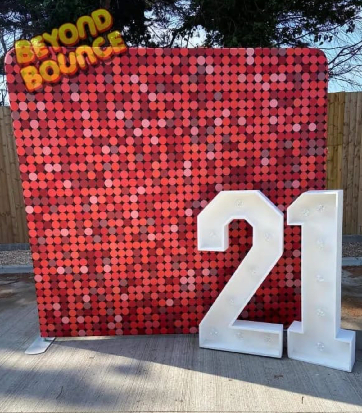 Light Up LED Number 2 Hire in Kent and Bexley | Beyond Bounce