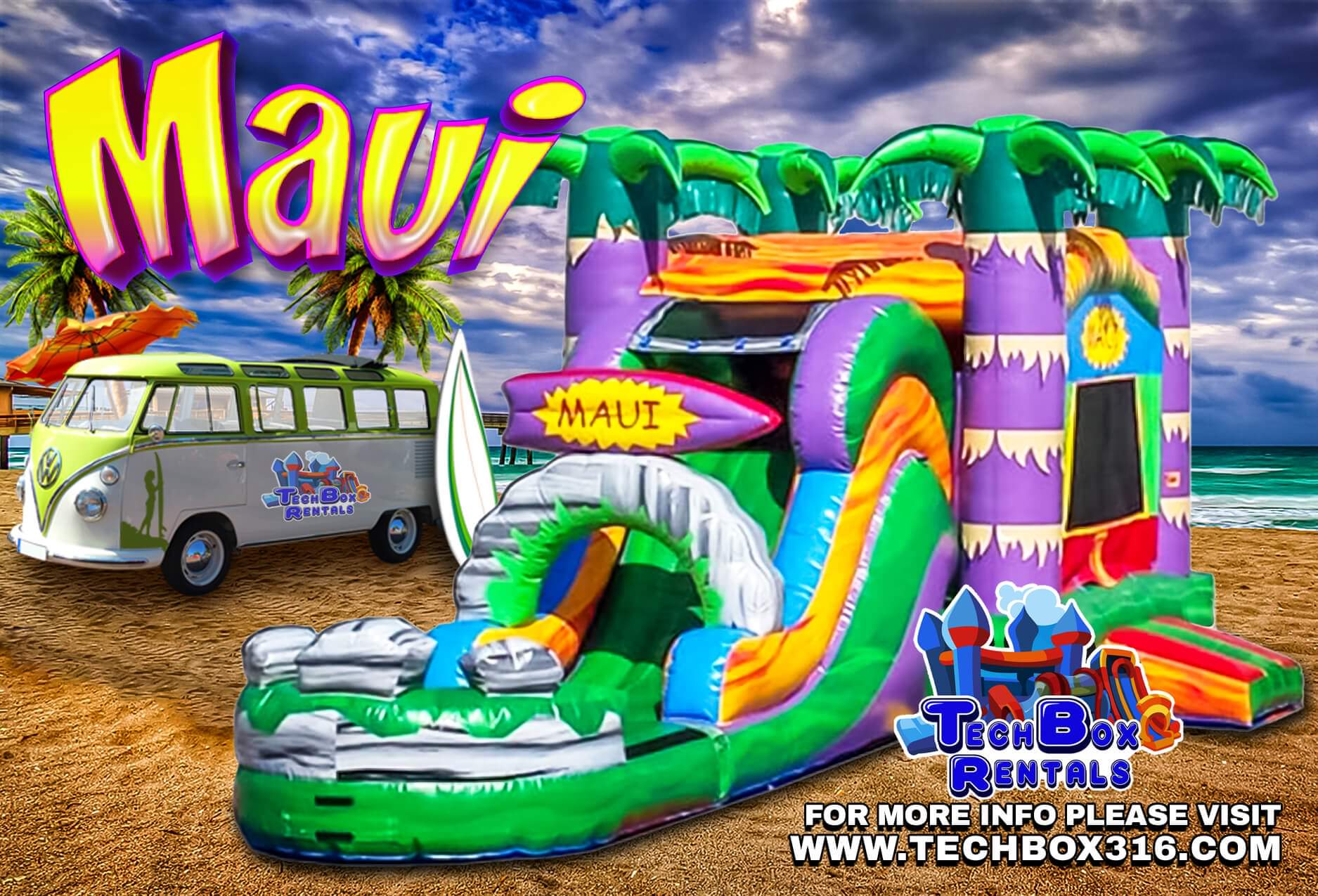 Water/ Dry Combo bounce house