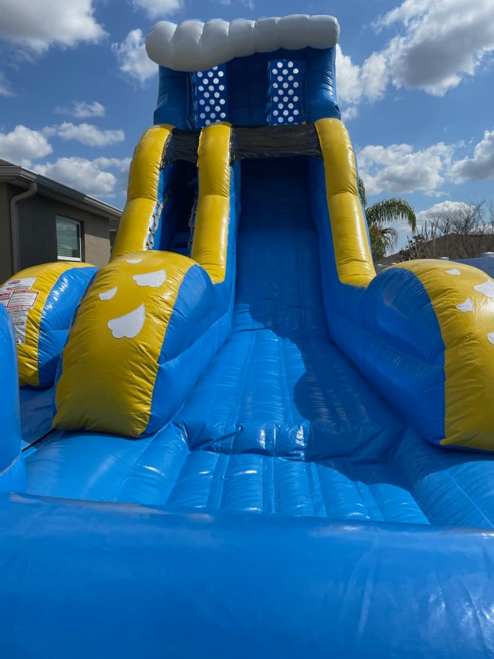 19ft Wipe Out XL Single Lane Best Waterslides, Bounce House's, Combo