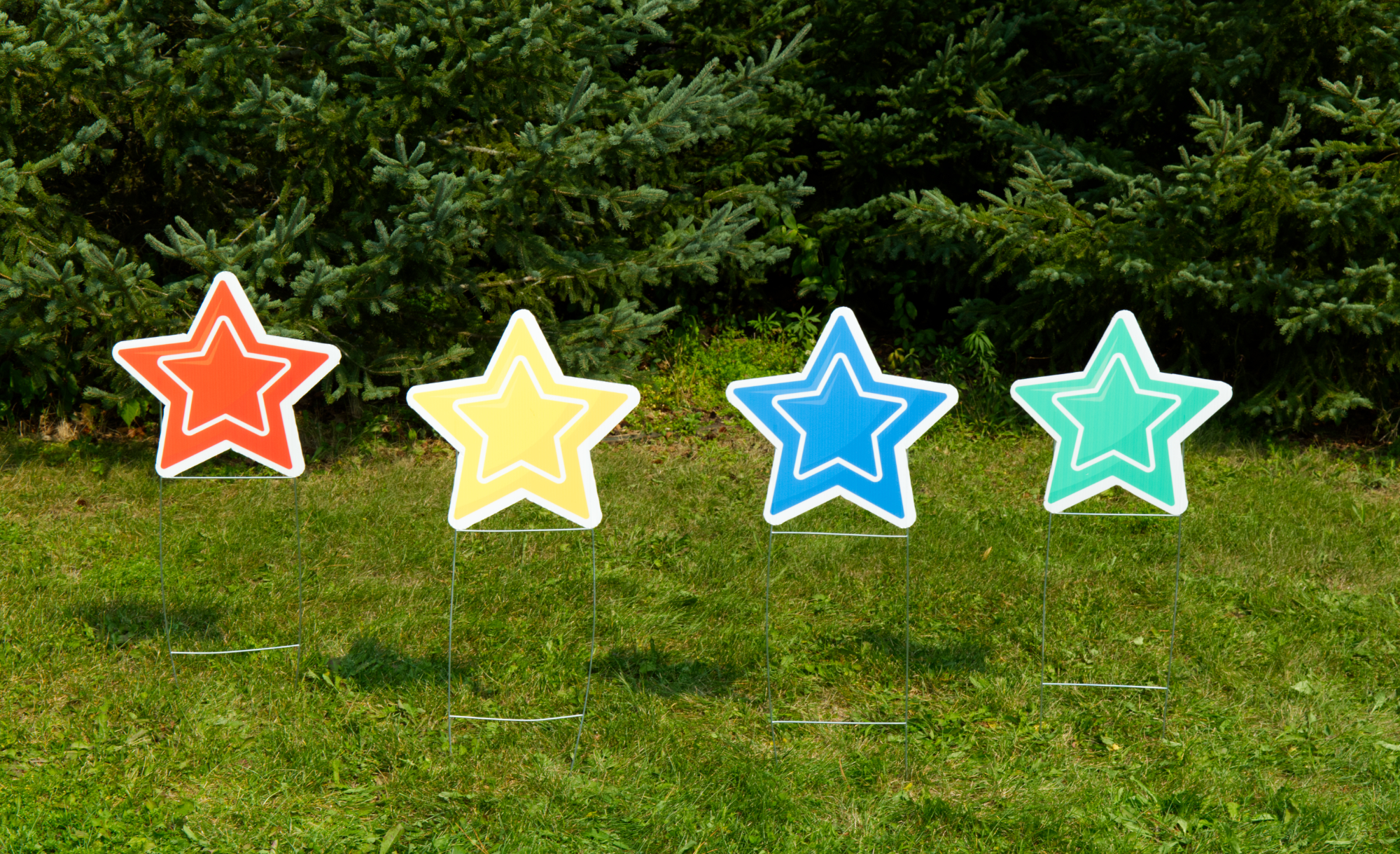 Characters you can add to customize your yard card Yard Card