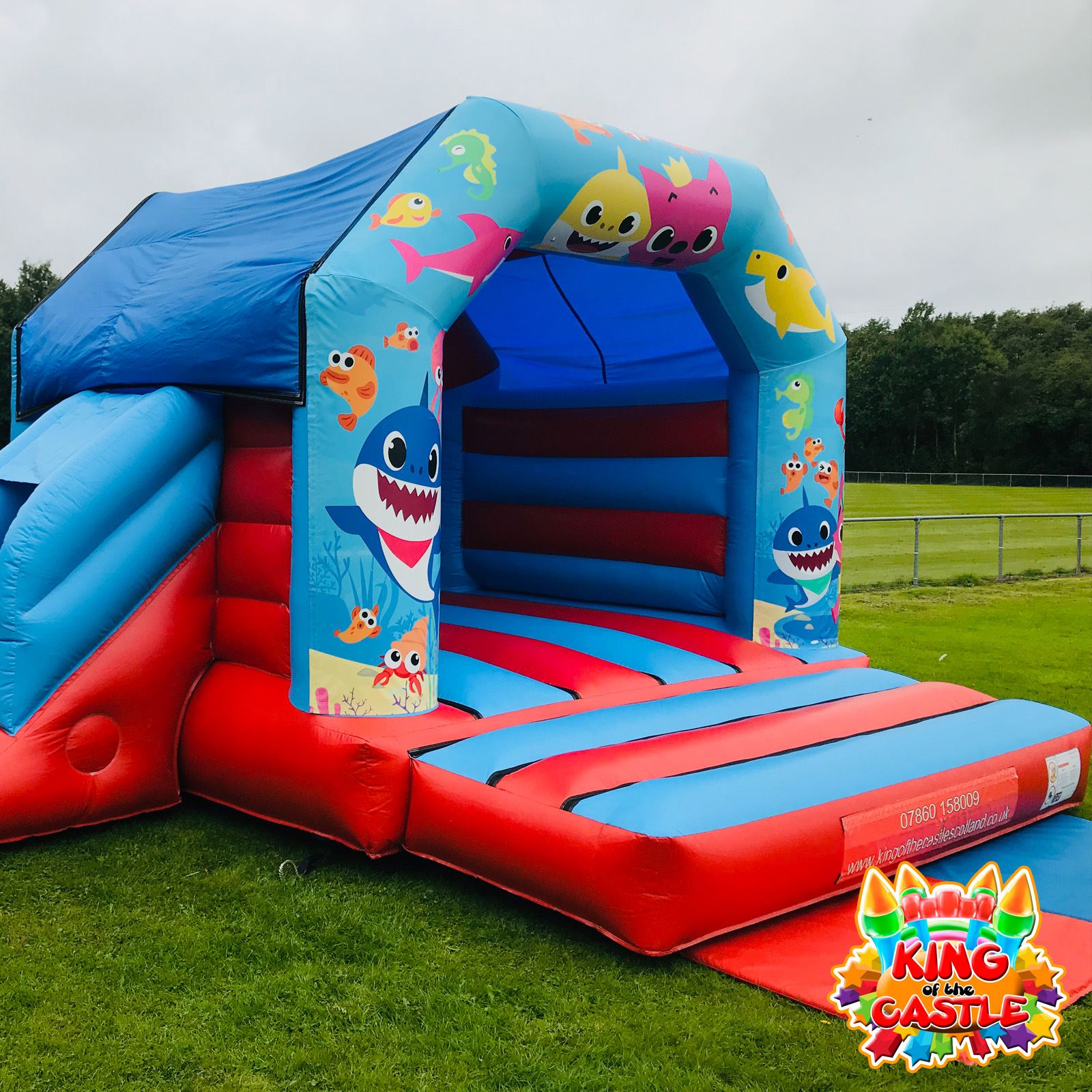 baby shark bouncy castle hire