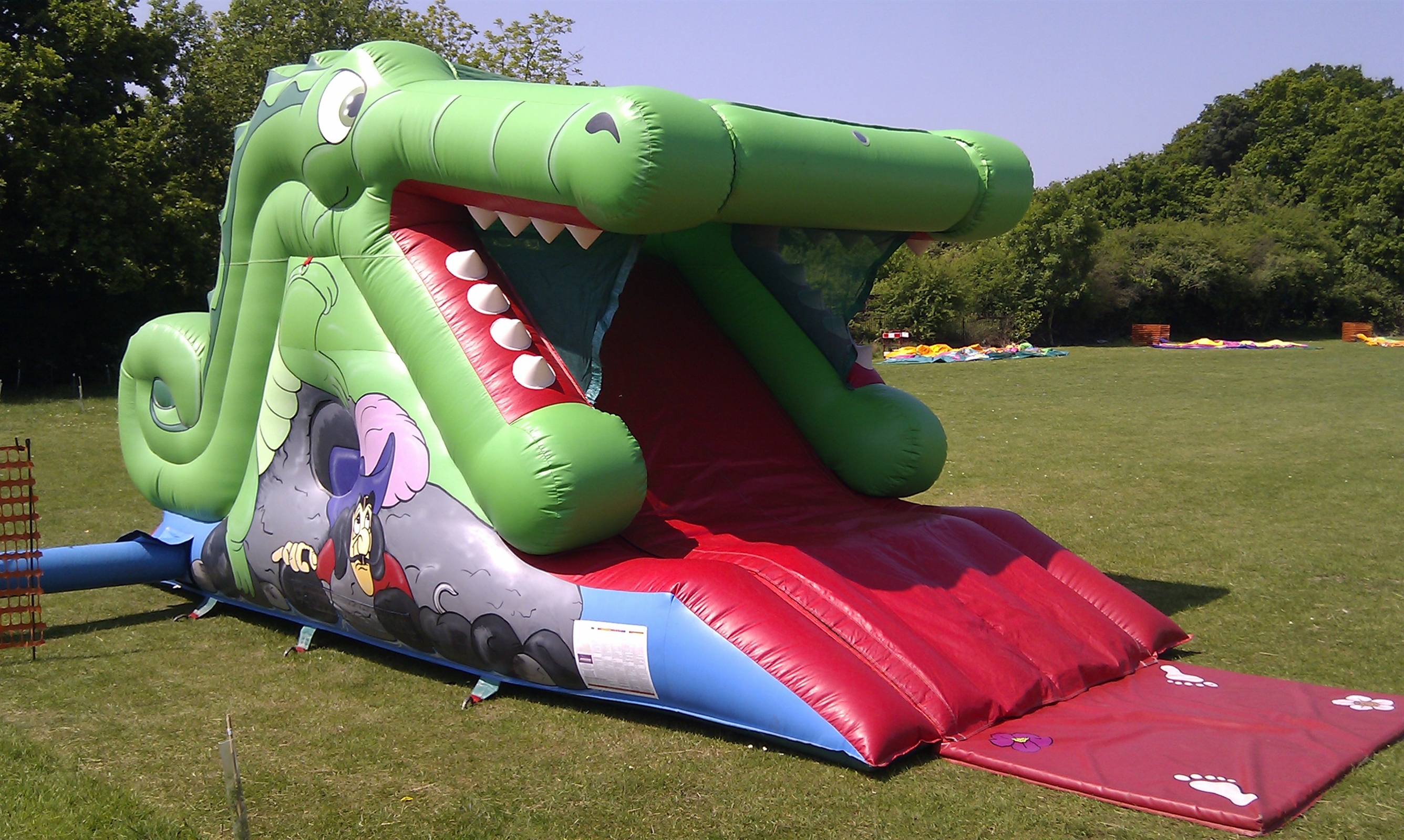 crocodile water slide