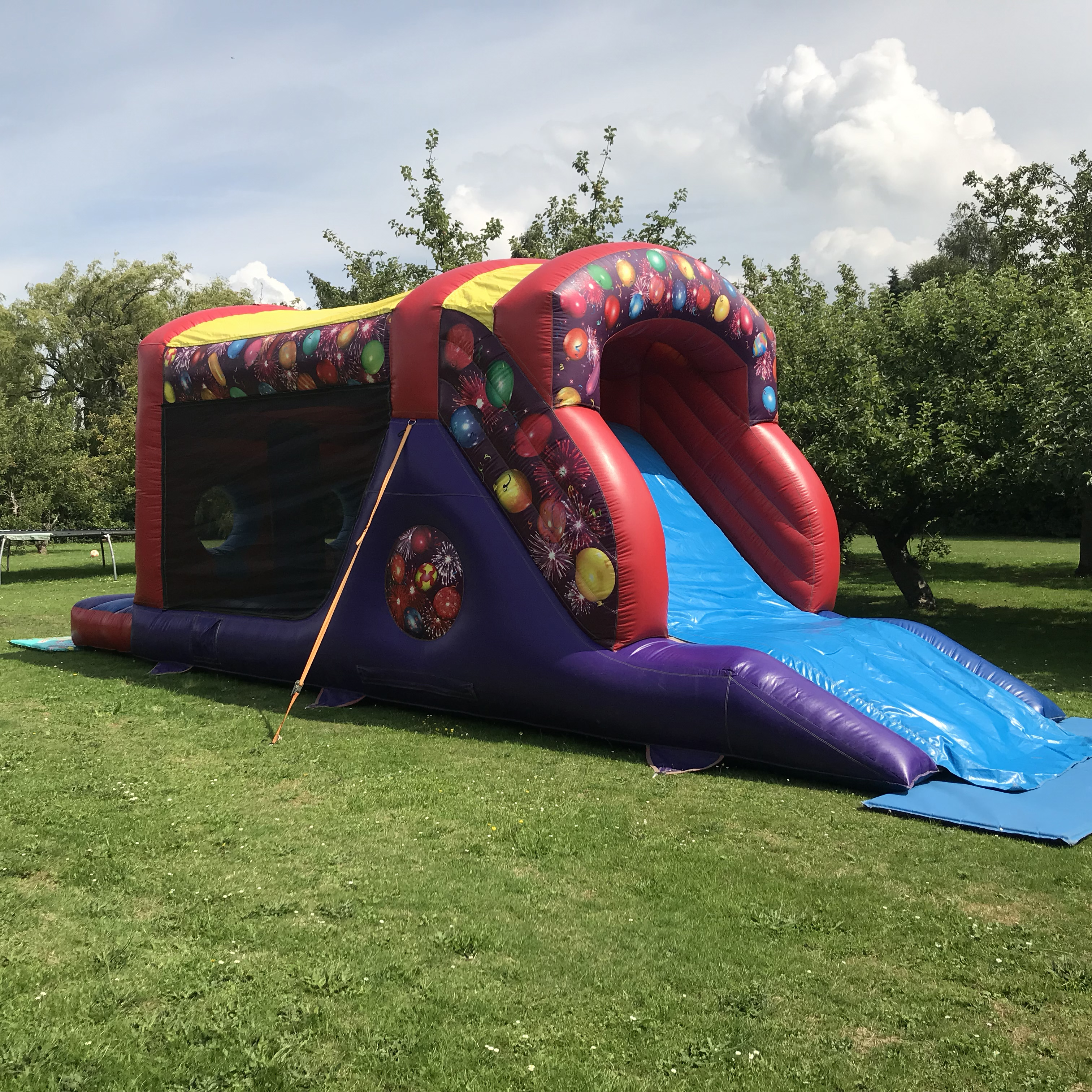 obstacle course bouncy castle hire