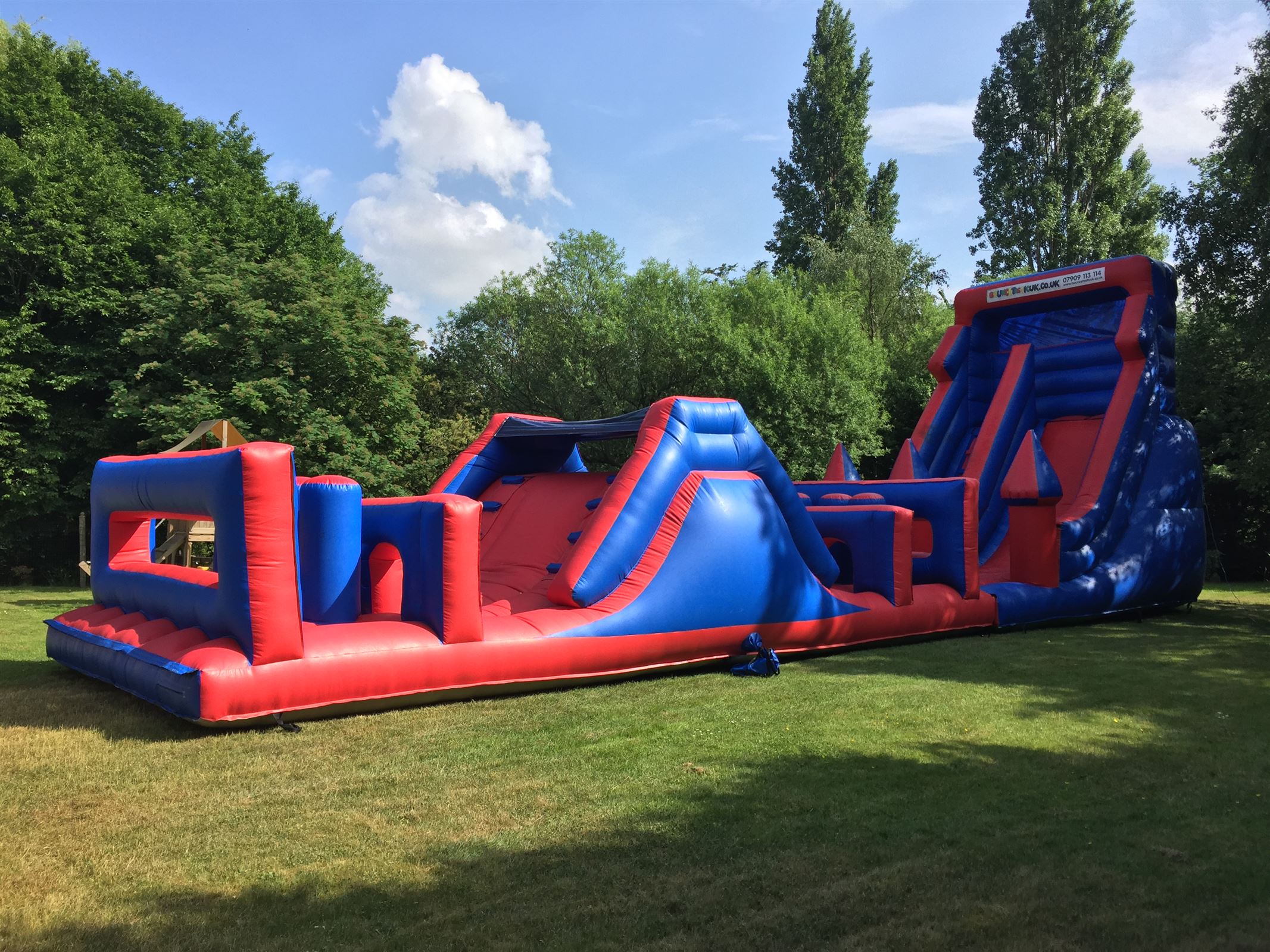 hire inflatable assault course