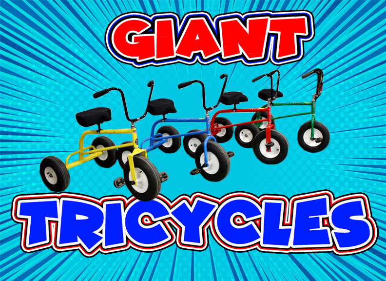 Giant Tricycles - Party Pals