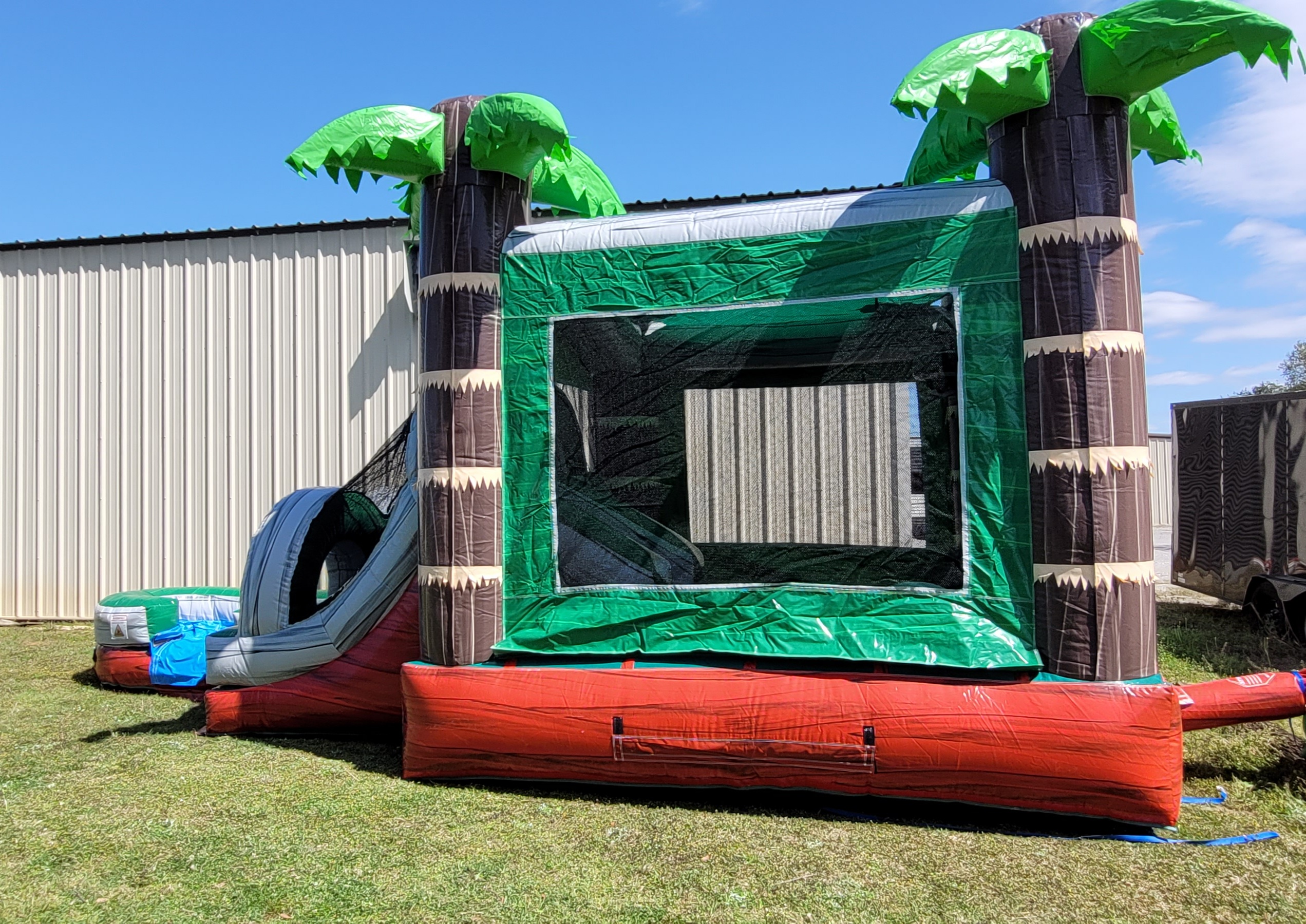 Tropical Isle Combo DRY Inflatable Rentals in Montgomery and
