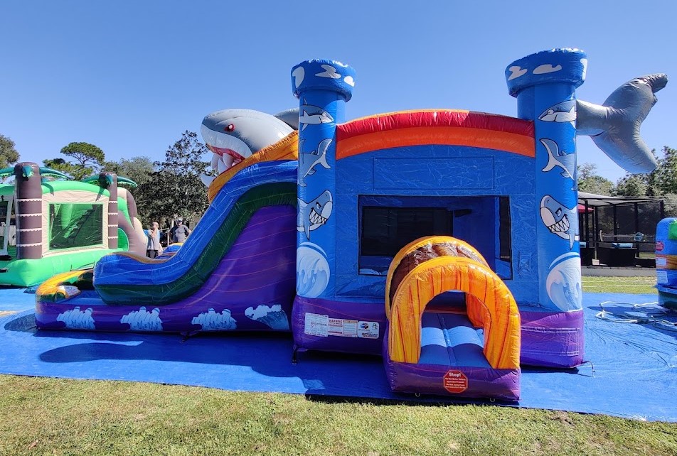 Bounce Houses with Slides Best Party and Inflatable Rentals service