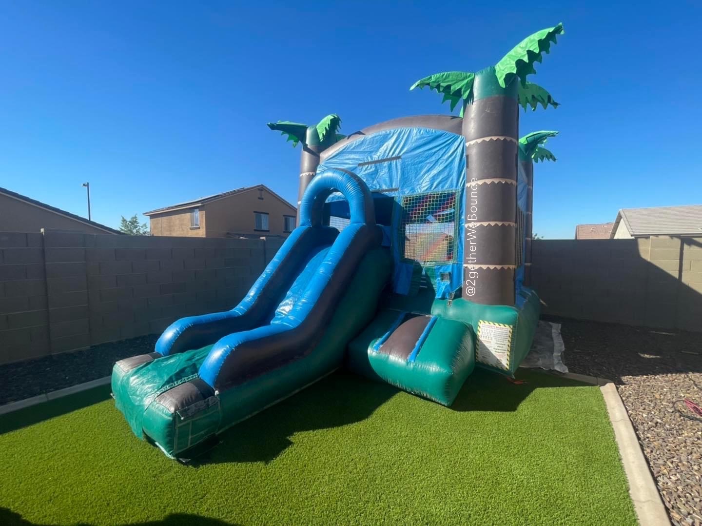 Tropical Bounce House and Slide Combos in Phoenix, AZ