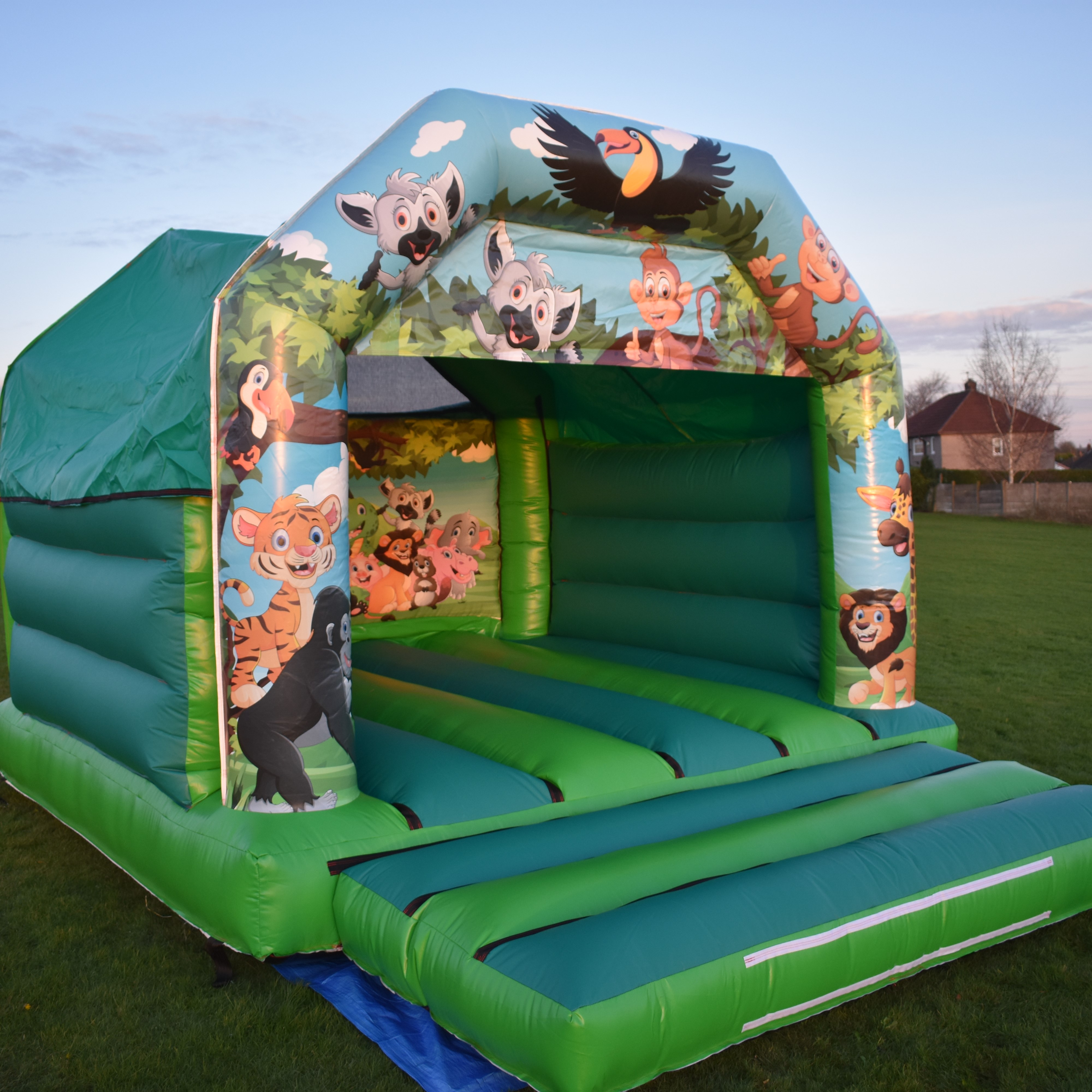 Jungle Bouncy Castle (12 x 15) Bouncy Castle Hire in St Helens, Liverpool, Wigan, Warrington