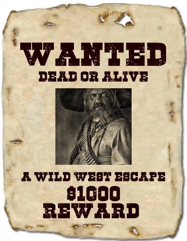 Wanted Dead Or Alive - Escape Rooms In Romford, Hornchurch, Upminster, Elm  Park, Emerson Park, Gidea Park, London