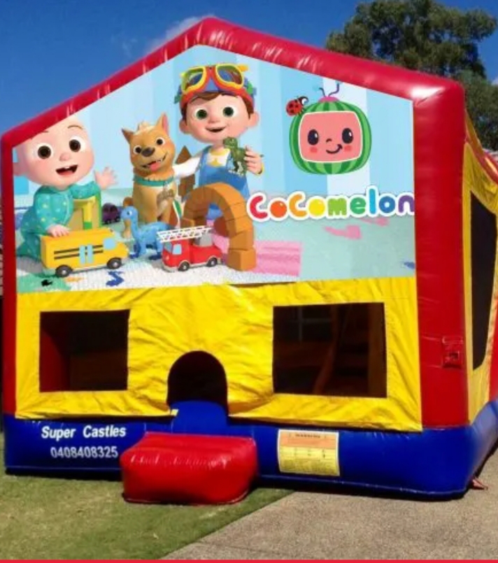 Small Banner Castle Jumping Castle Hire Central Coast in