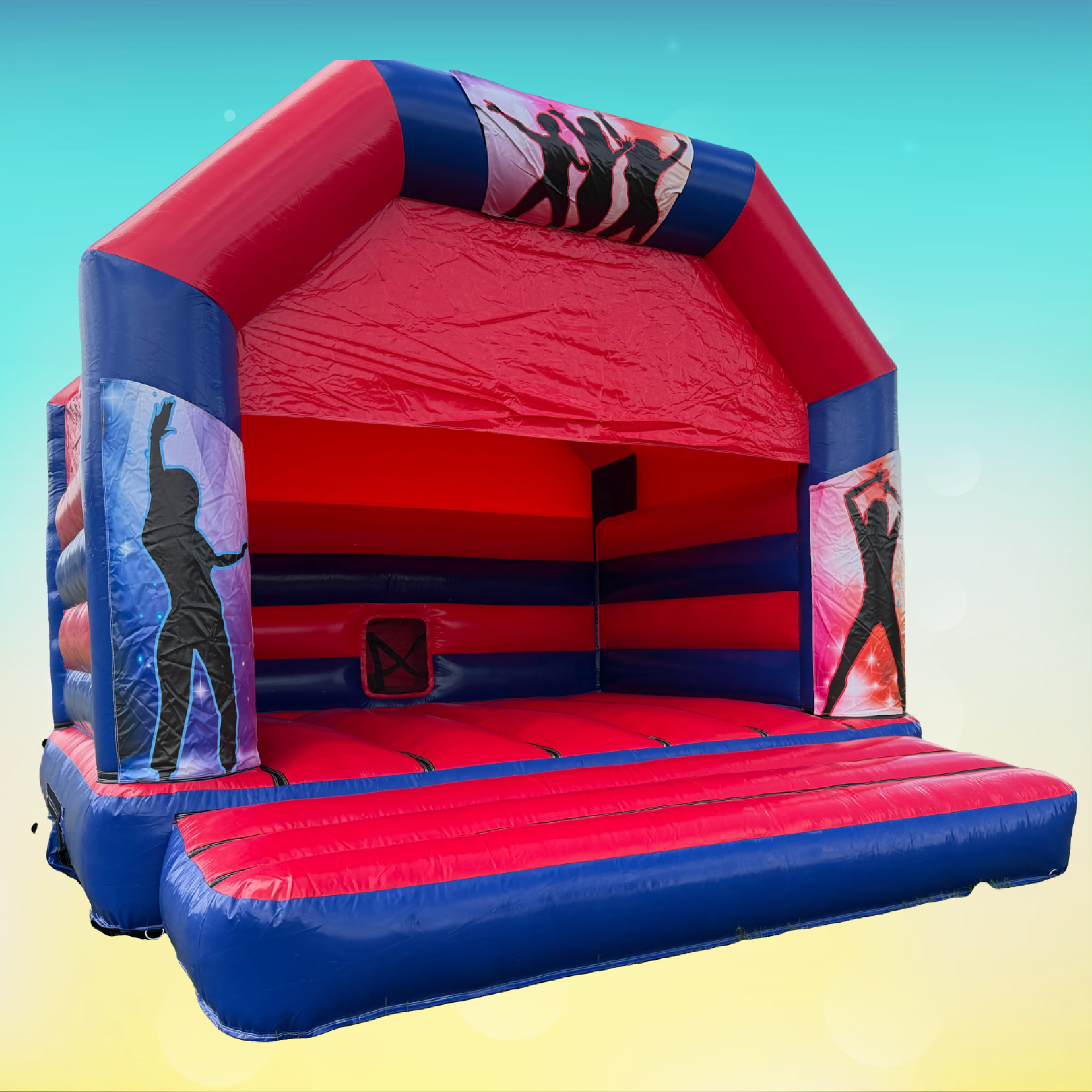 Disco 1 Large Bouncy Castle Hire – 15ft x 15ft - corporate event hire Birmingham