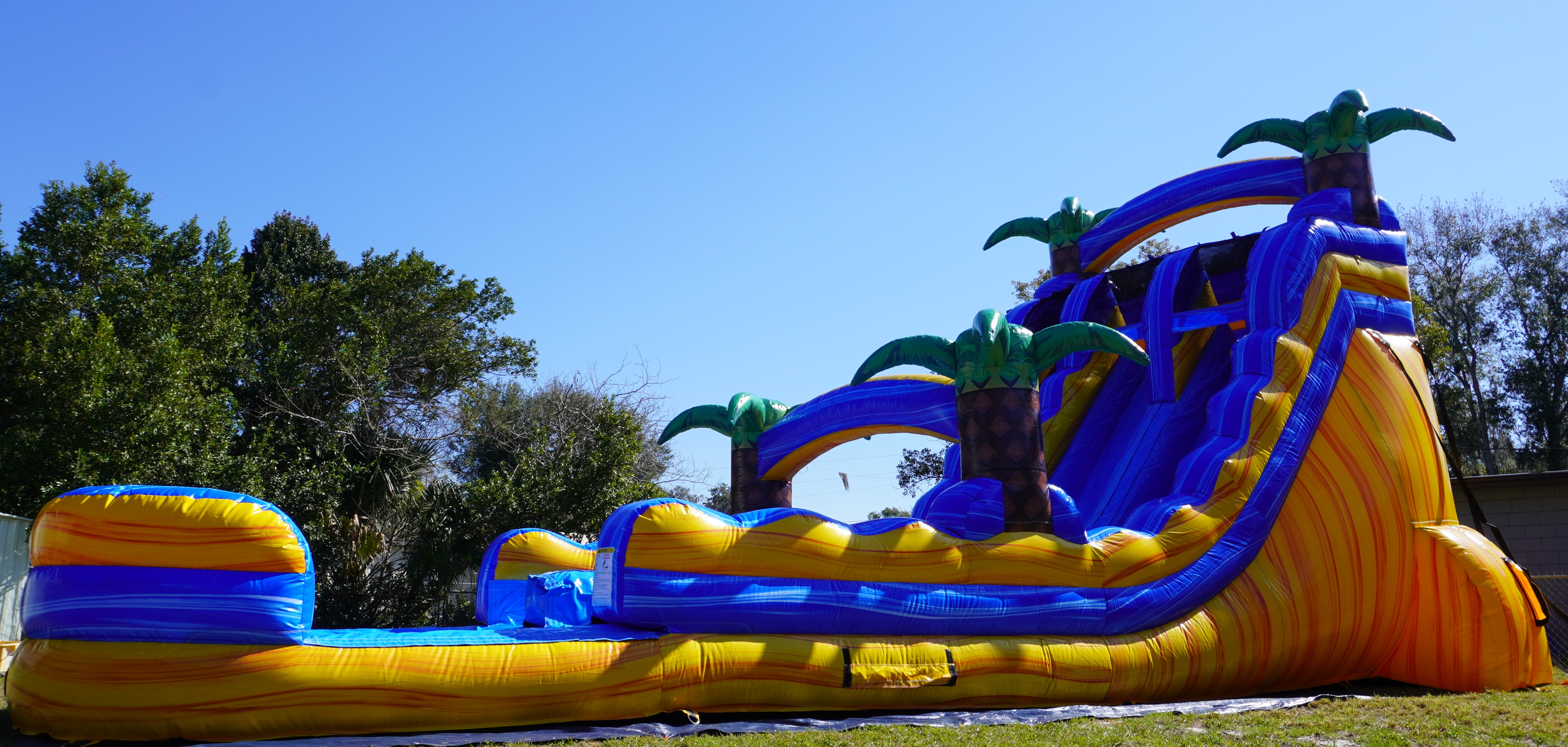 18′ Lava Falls Hybrid Water Slide - Hire in Florida | The Inflatable ...