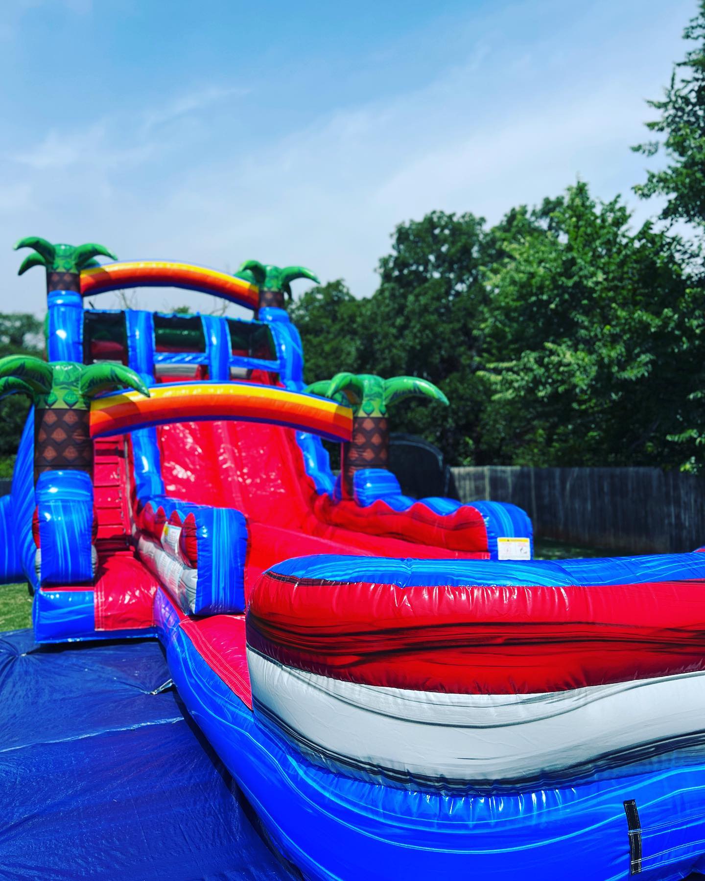 18 foot Baja Blast Dual Lane Best Bounce House Rentals service in