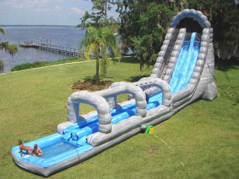 30ft inflatable water slide