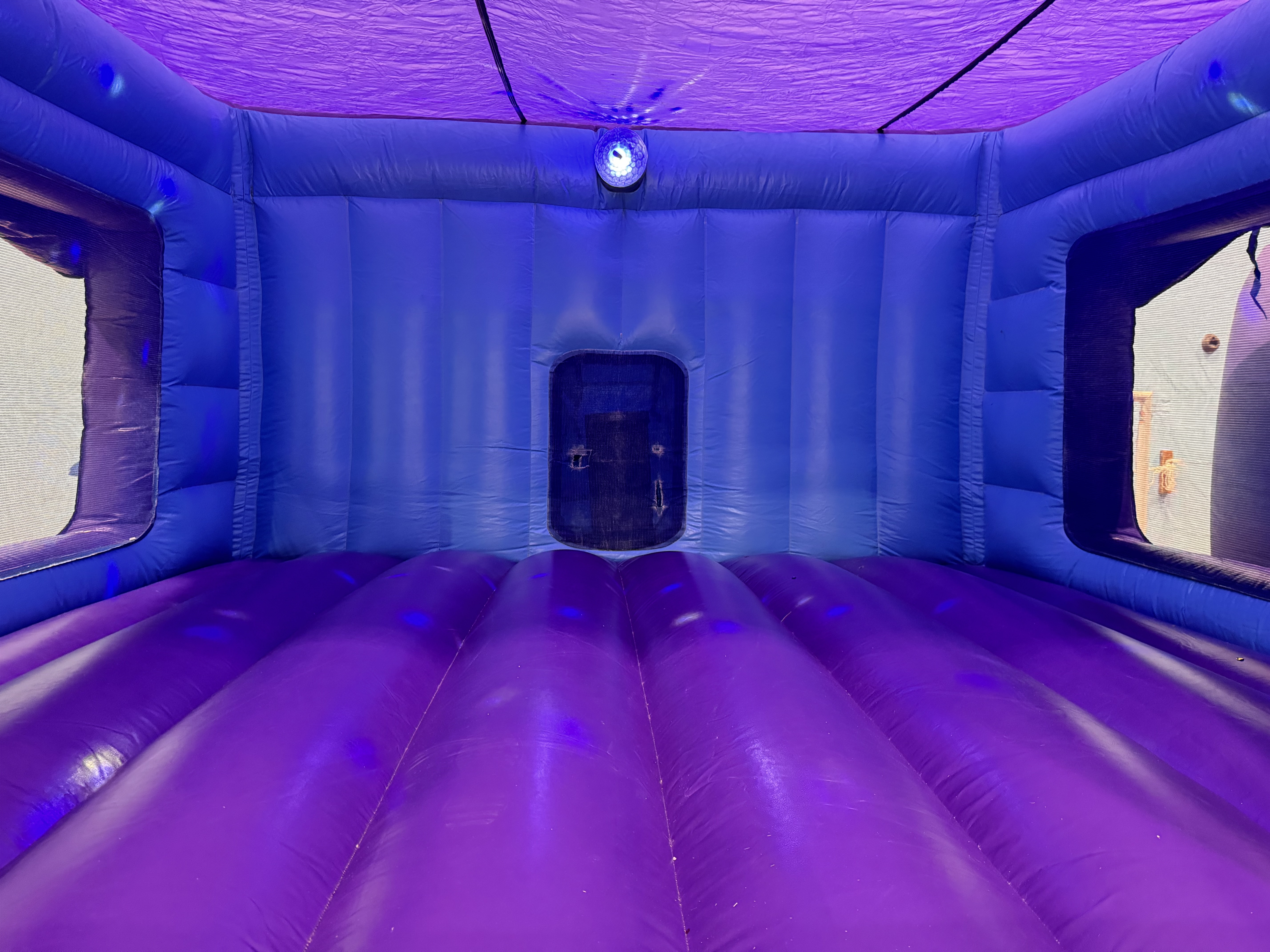 Mane Events Inflatables 12ft x 15ft Disco Princess Bouncy Castle - Bouncy Castle Hire in ...