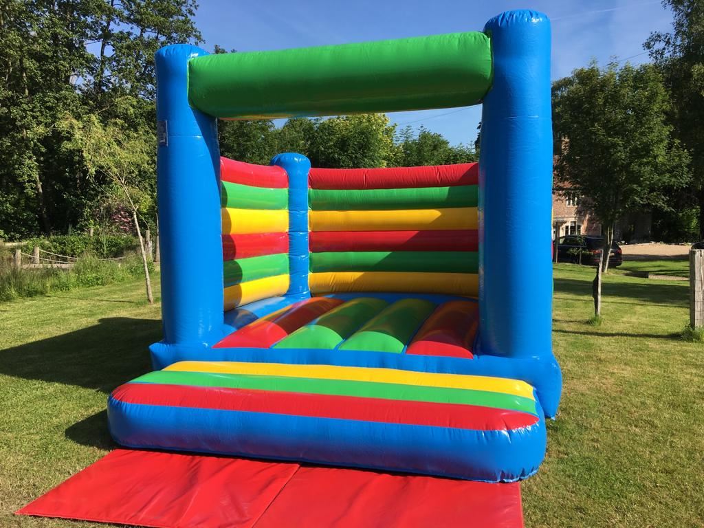 rainbow bouncy castles