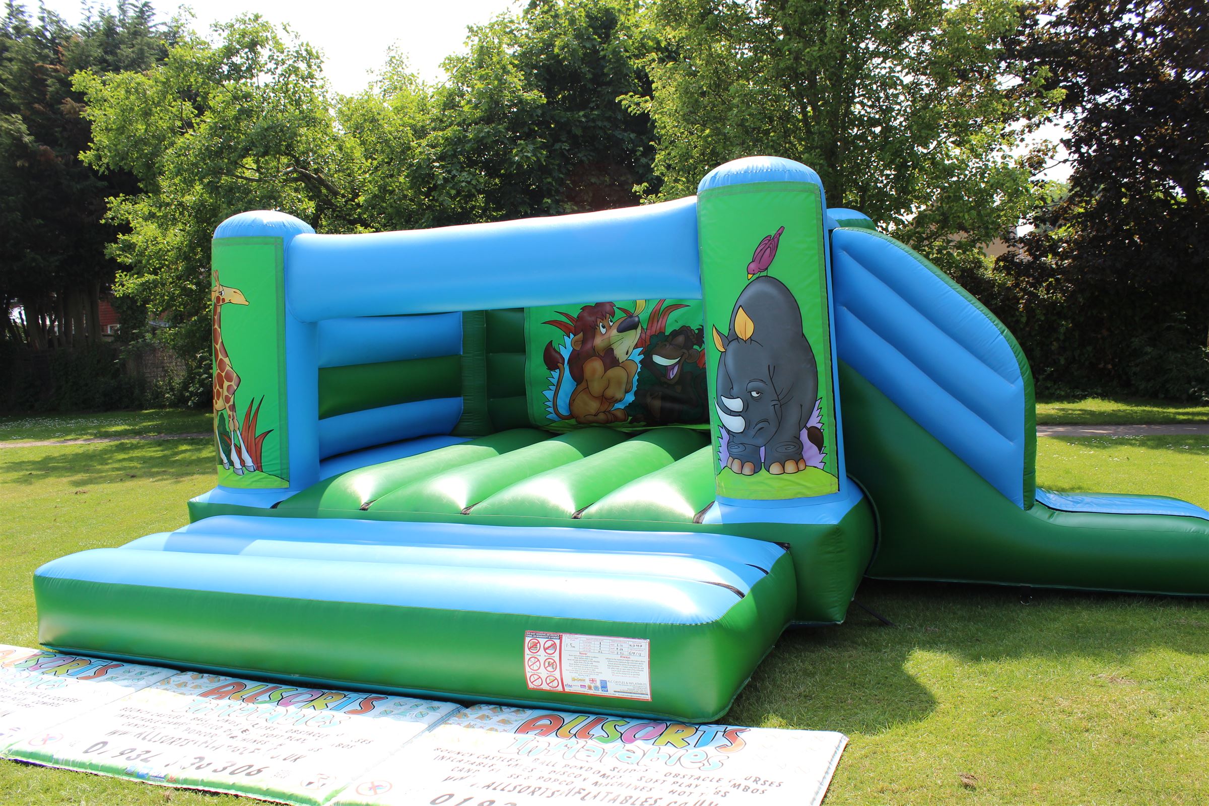 Jungle Castle/Slide Combo Bouncy Castle and Inflatable Hire in Surrey in Woking, Surrey and