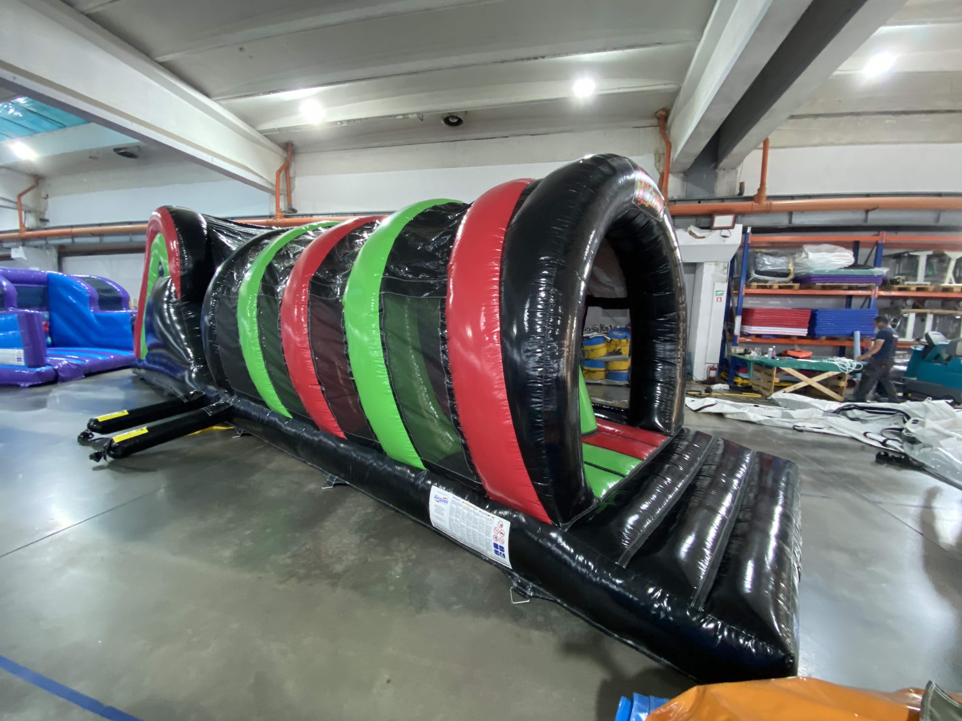 45ft Spiro Fun Run - SuperBounce Bouncy Castle & Marquee Hire Louth in ...