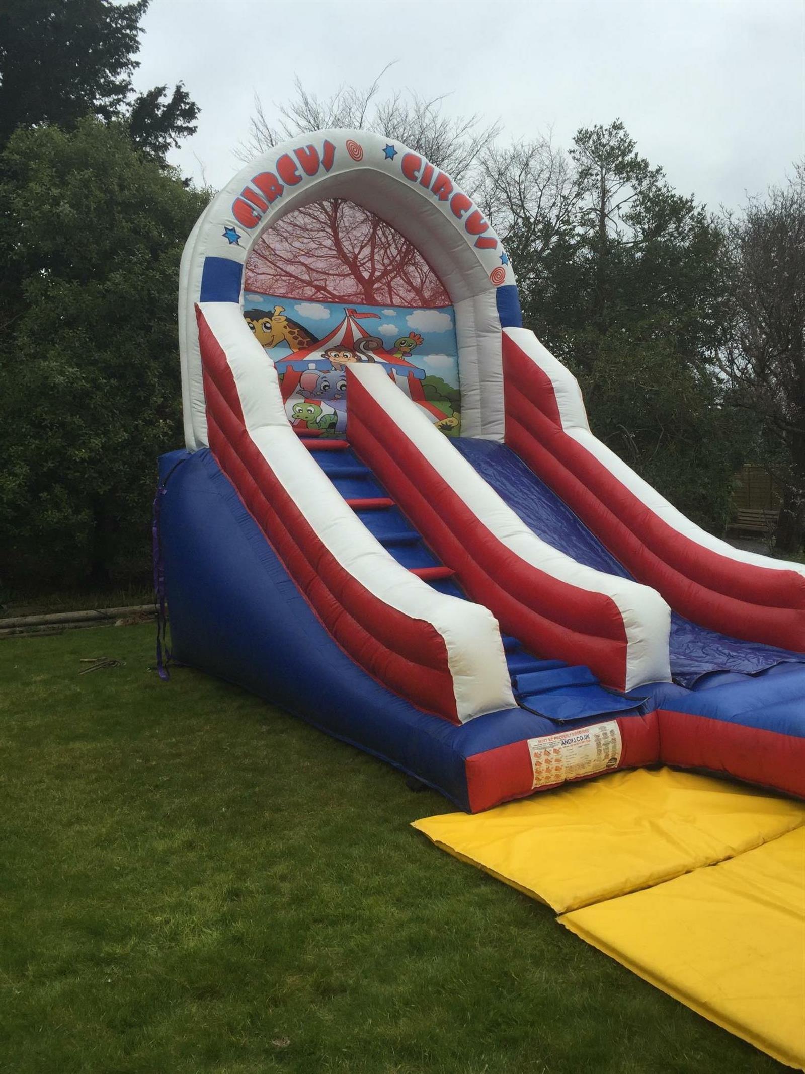 Circus Slide Bouncy Castle Hire in Bristol, Weston Super Mare