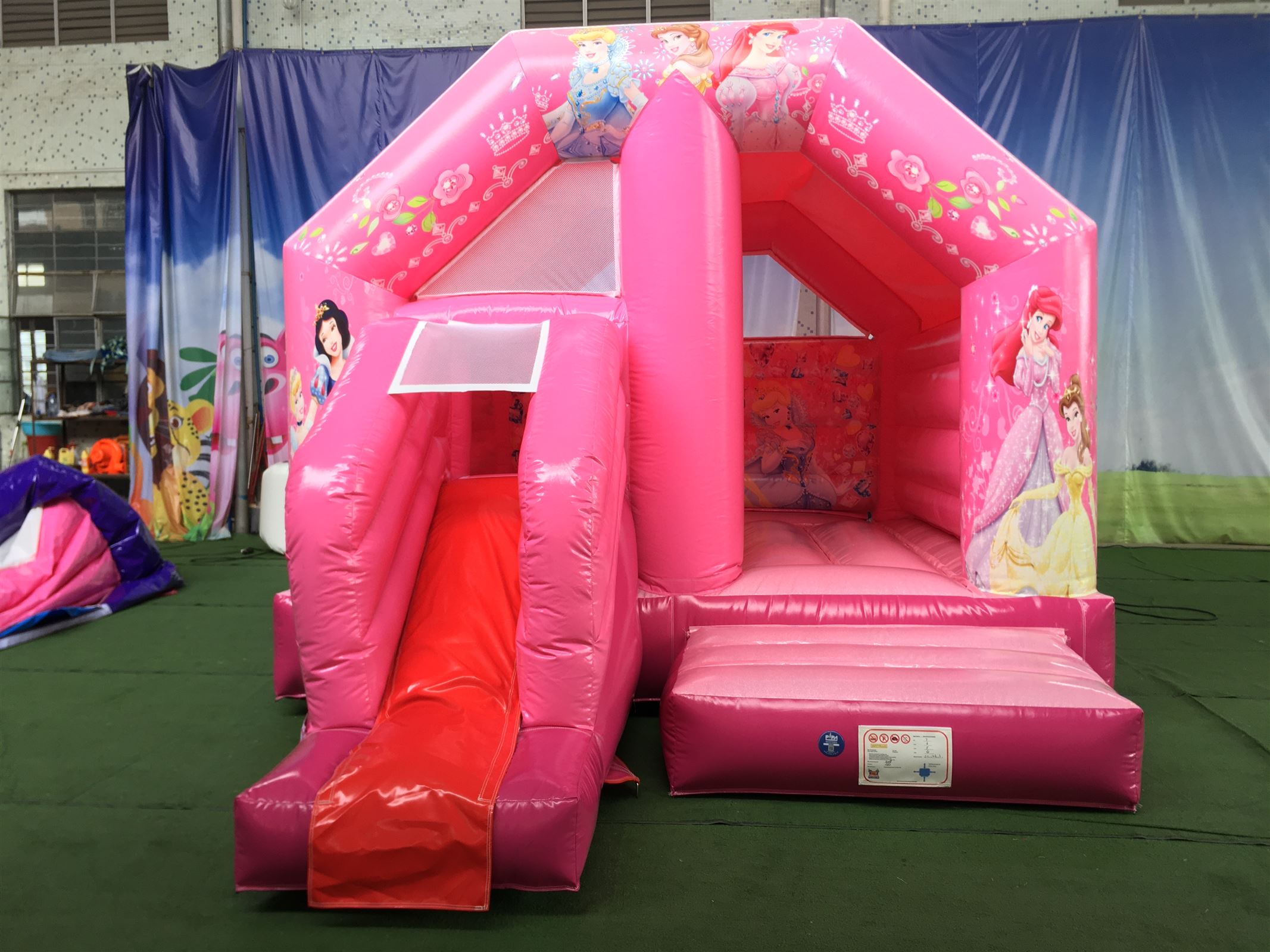 princess castle trampoline