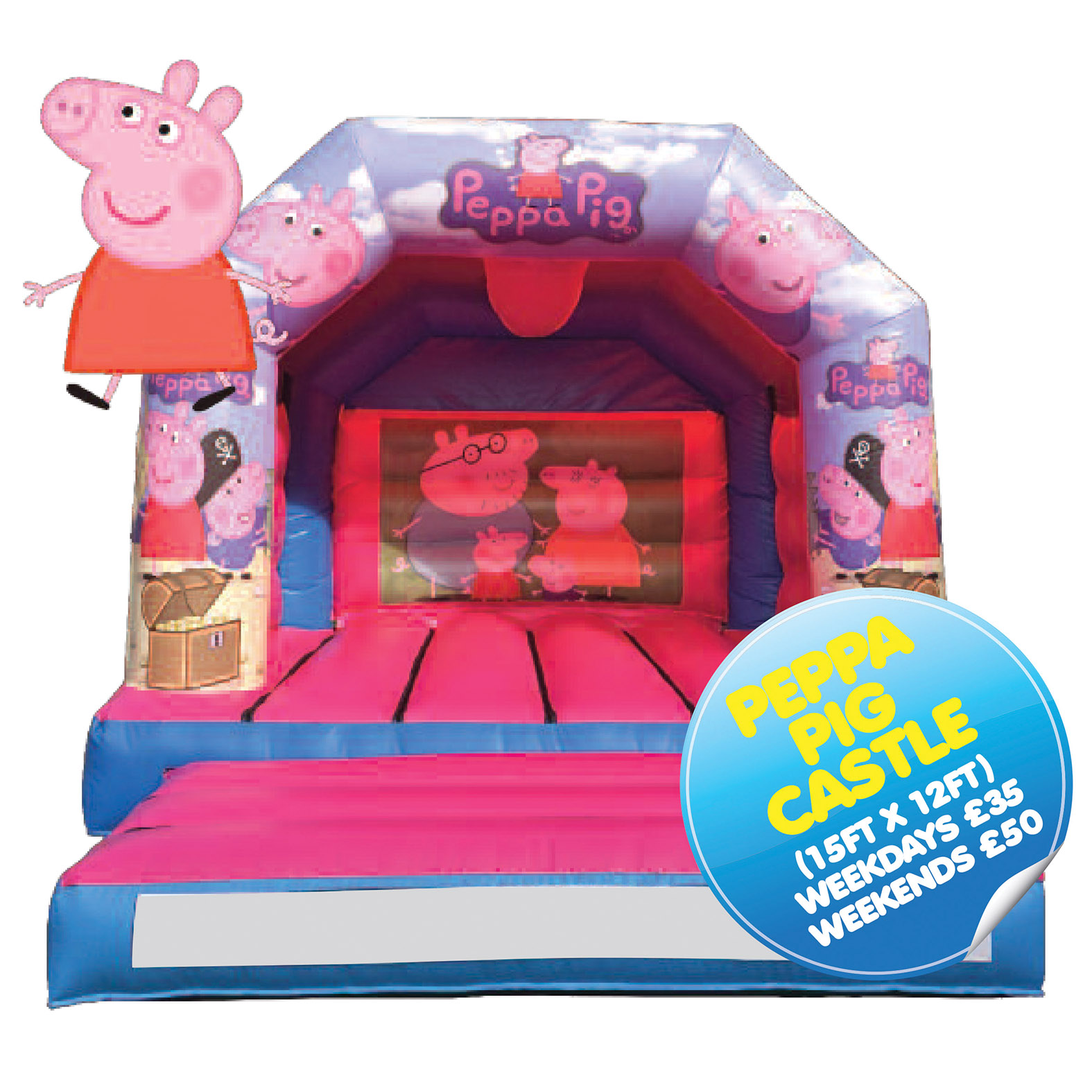 peppa pig bouncy castle hire