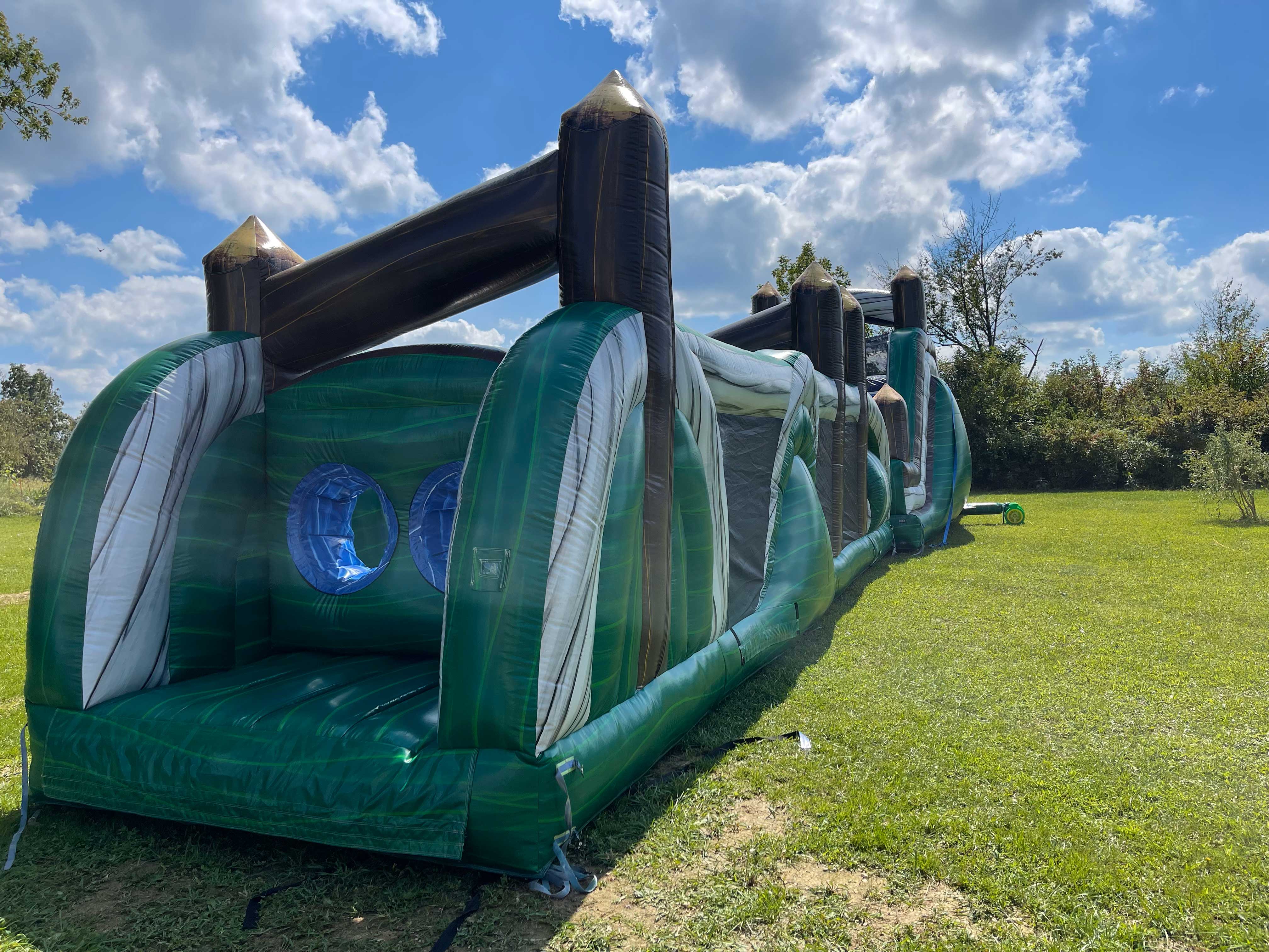 68' Rocky Island Obstacle course Best Bounce House Rental service in