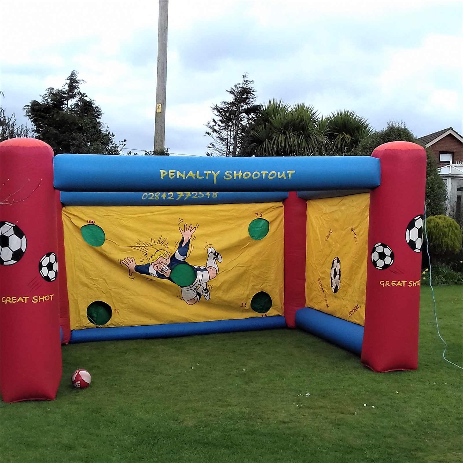 inflatable game hire