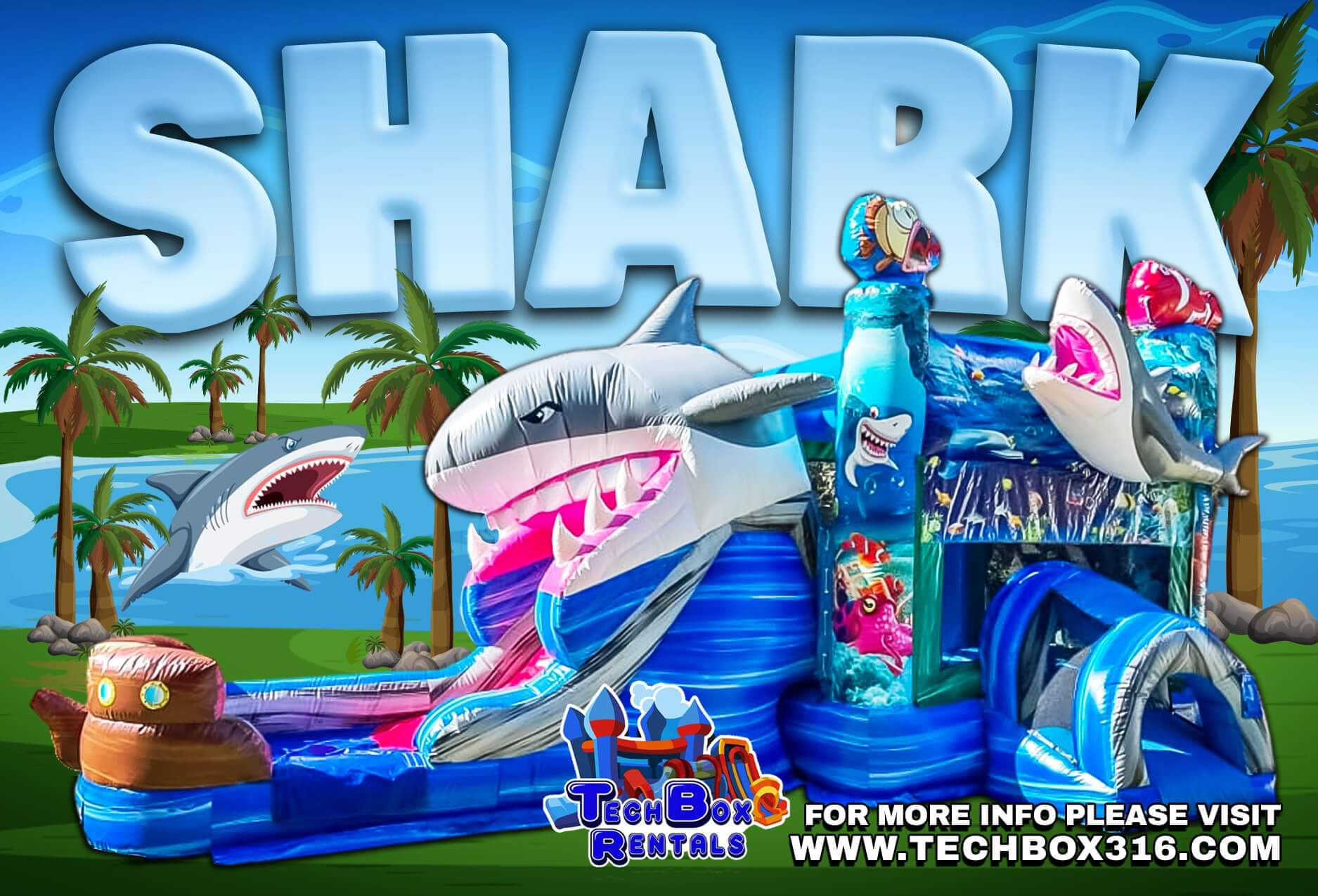 The Shark Combo - Hire in Kansas | Techbox Rentals