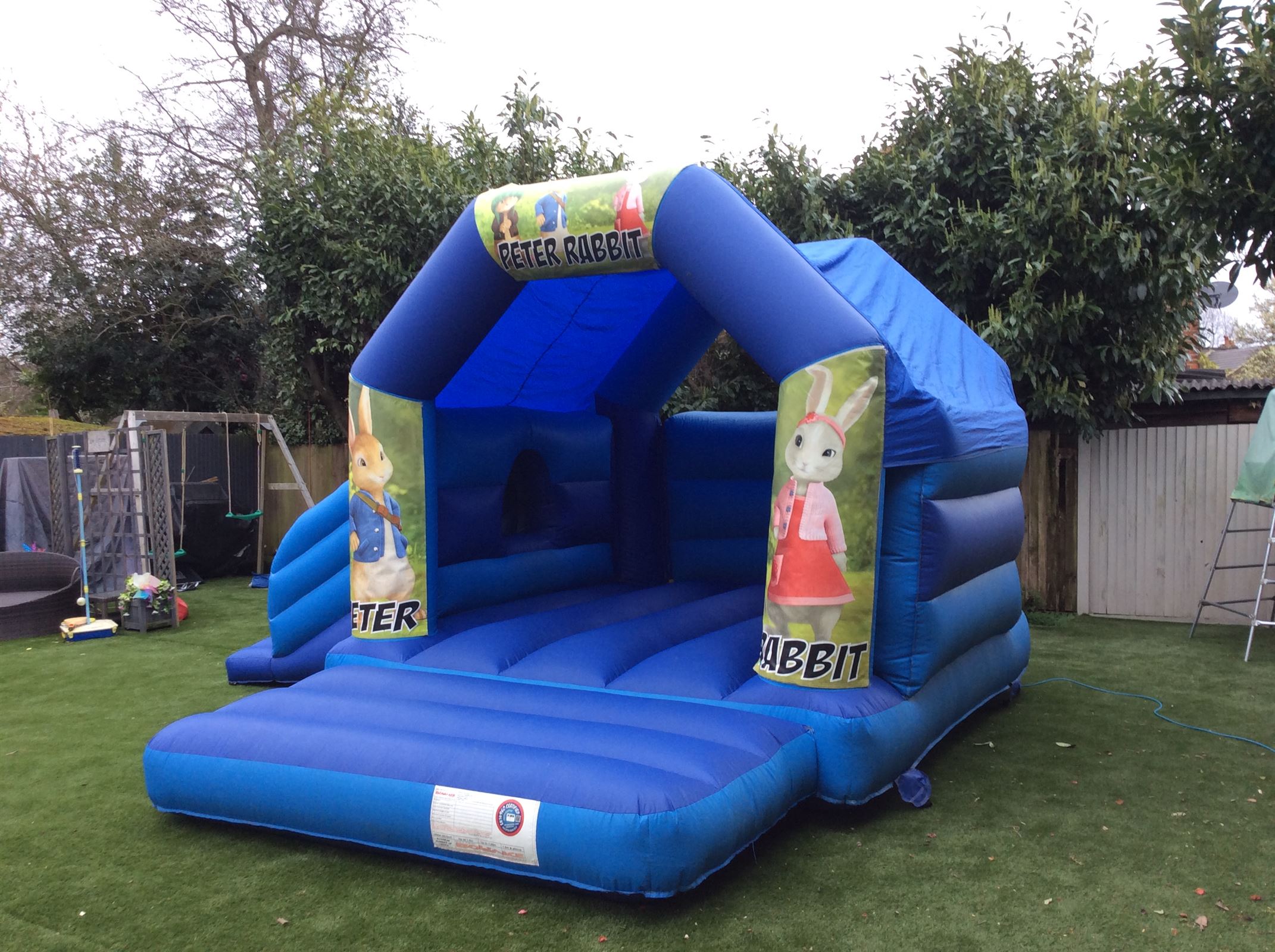 peter rabbit bouncy castle hire