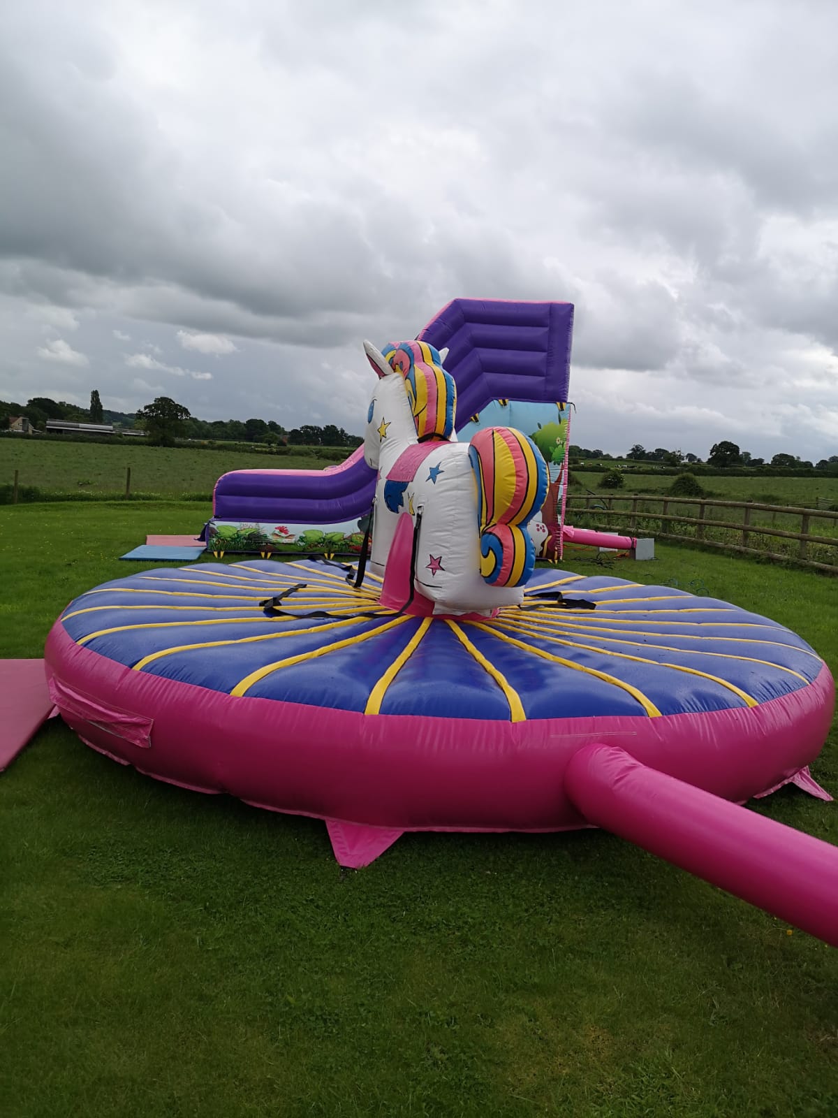 Unicorn Rodeo Ride Rodeo Unicorn - Bouncy Castles in West Midlands, Cannock, Walsall ...