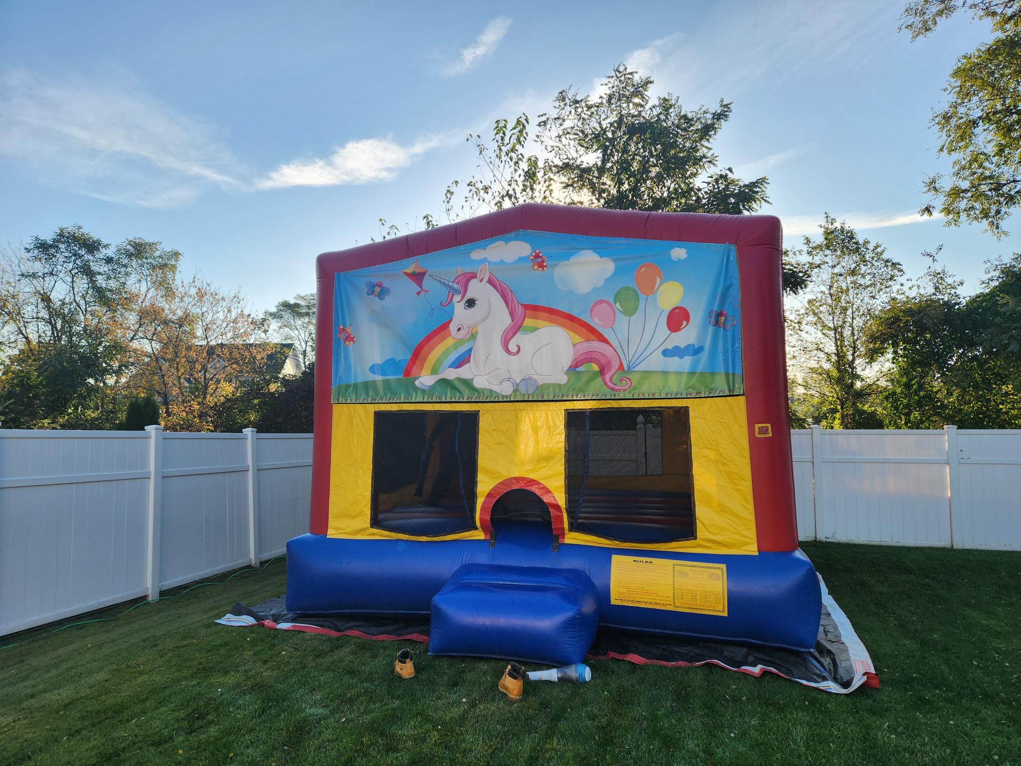 Unicorn Bounce House Inflatable Adventures NJ