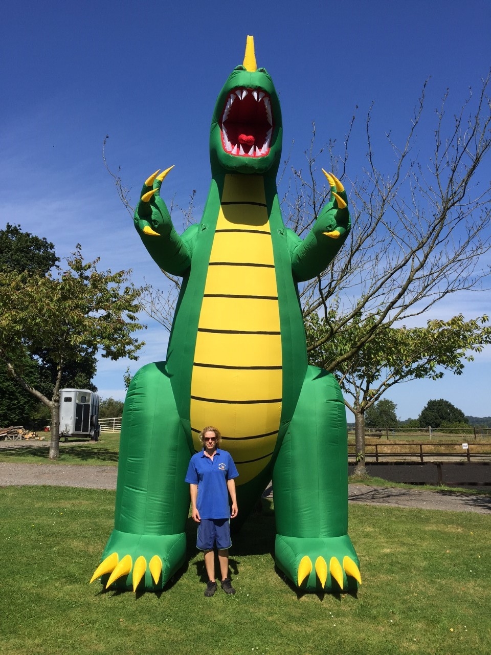 TRex Dinosaur Inflatable (non banner) 25ft High Best Bouncy Castle