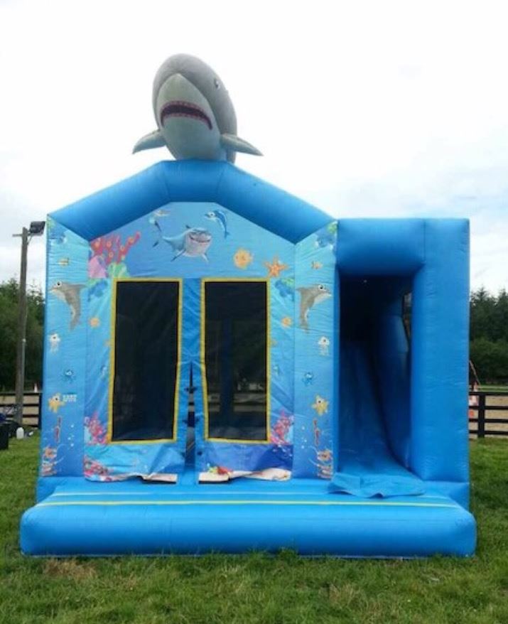 baby shark bouncy castle hire