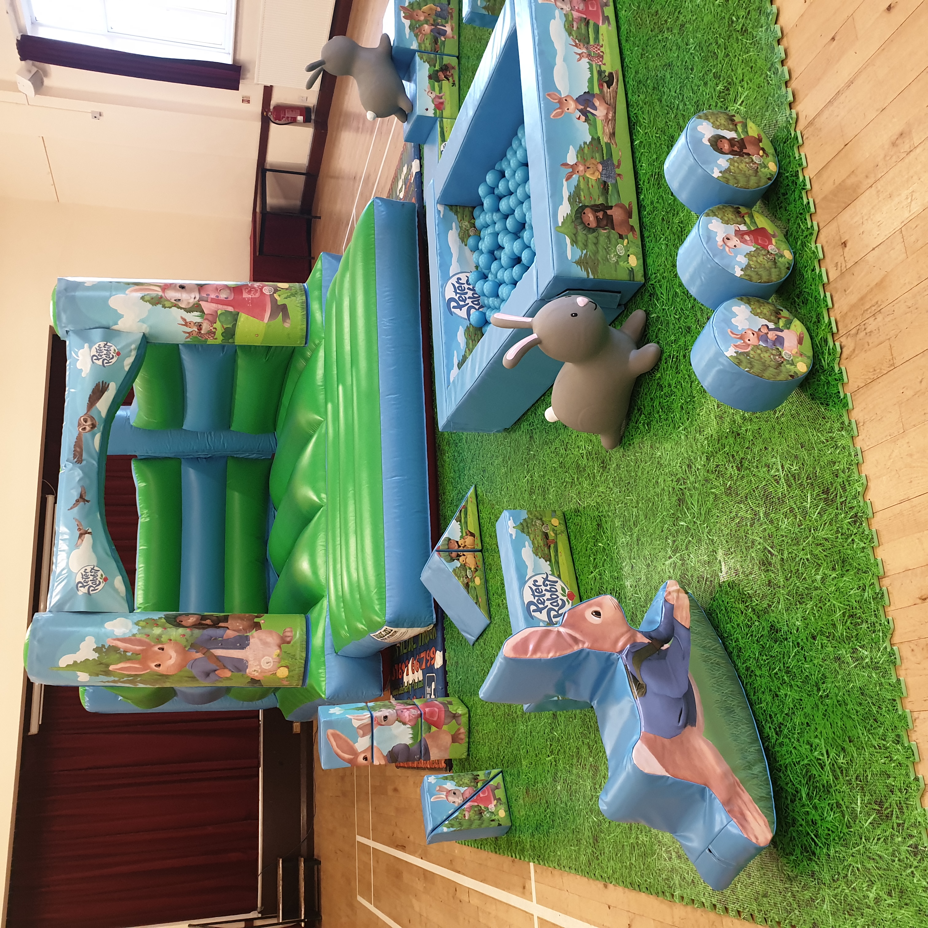 peter rabbit bouncy castle hire