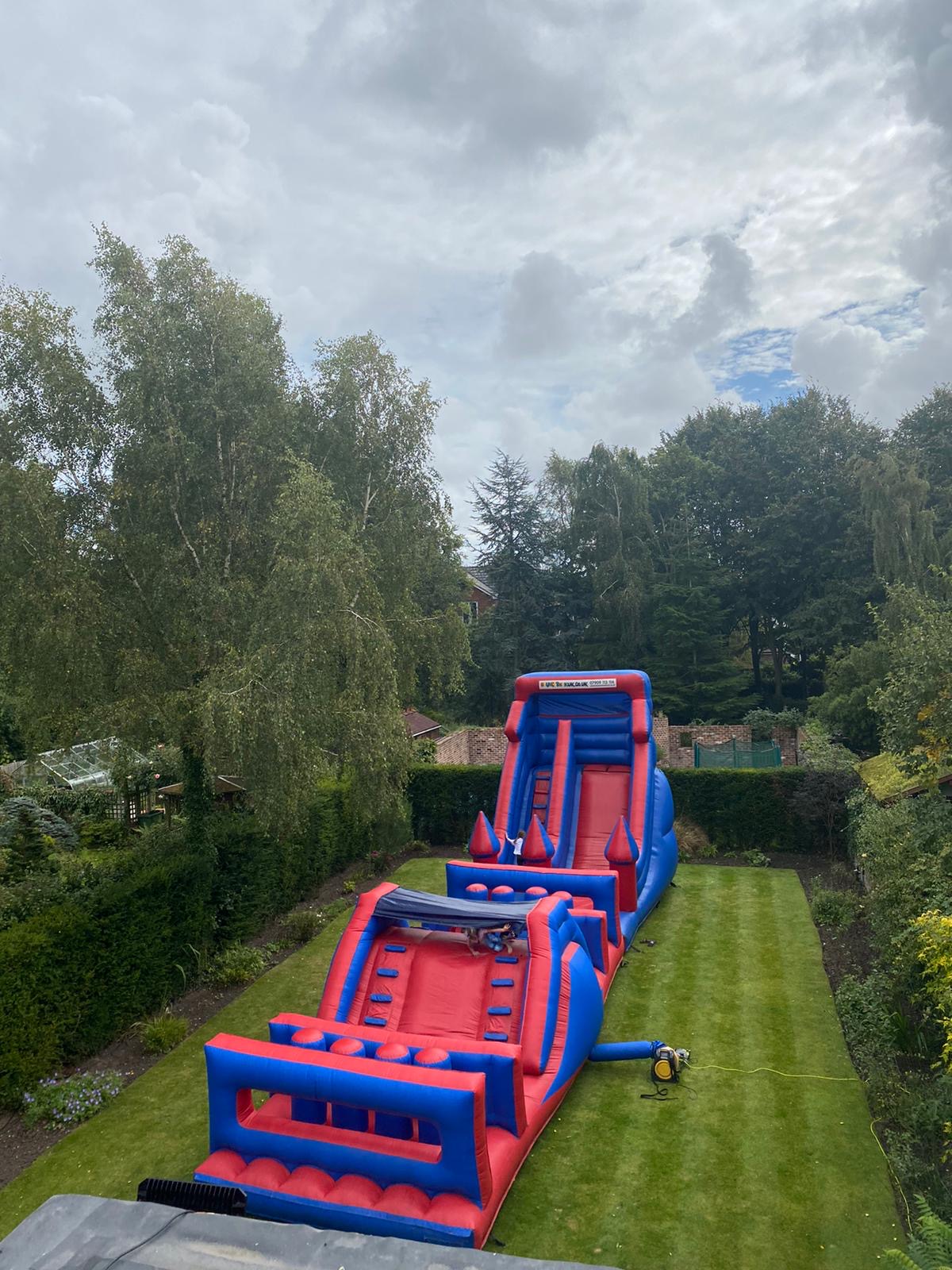 bouncy assault course hire