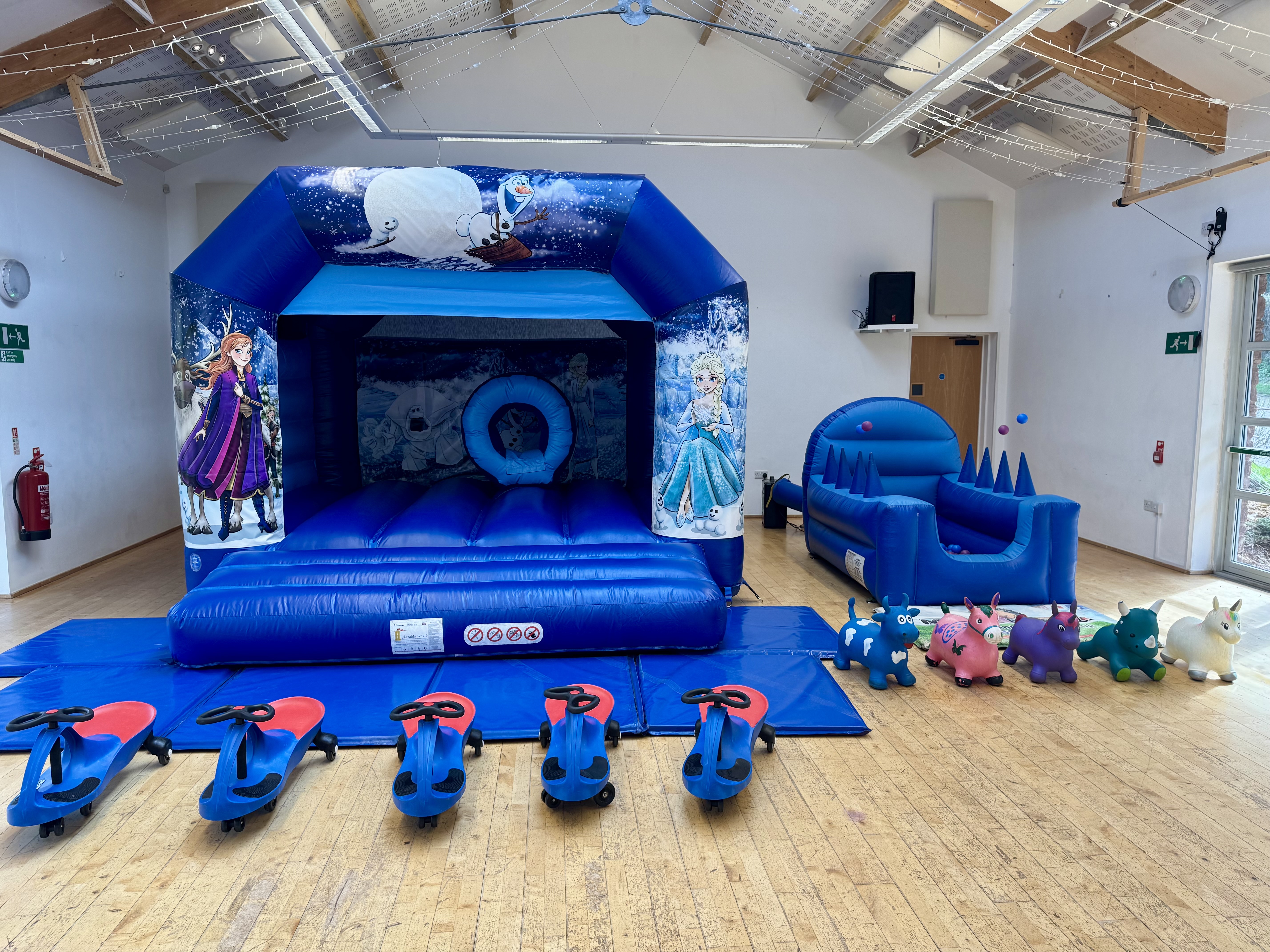 Mane Events Inflatables Frozen Bouncy Castle Party Package - Bouncy Castle Hire in Torquay ...