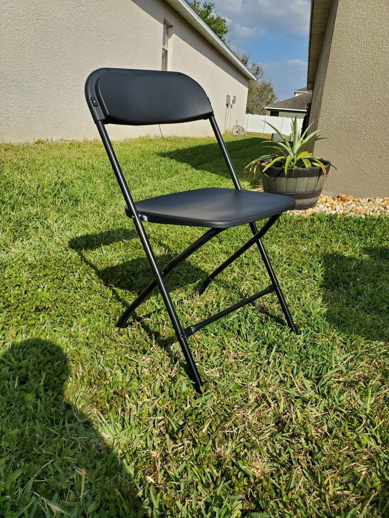 Black Chairs Hire in Fl Bouncing Frowns Upside Down