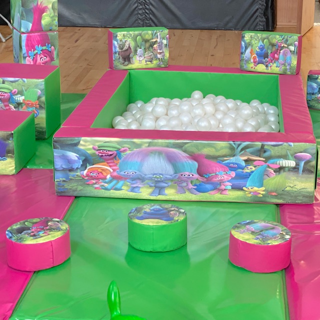 Trolls Soft Play Shapes & Ball Pit Best Bouncy Castle Hire service in