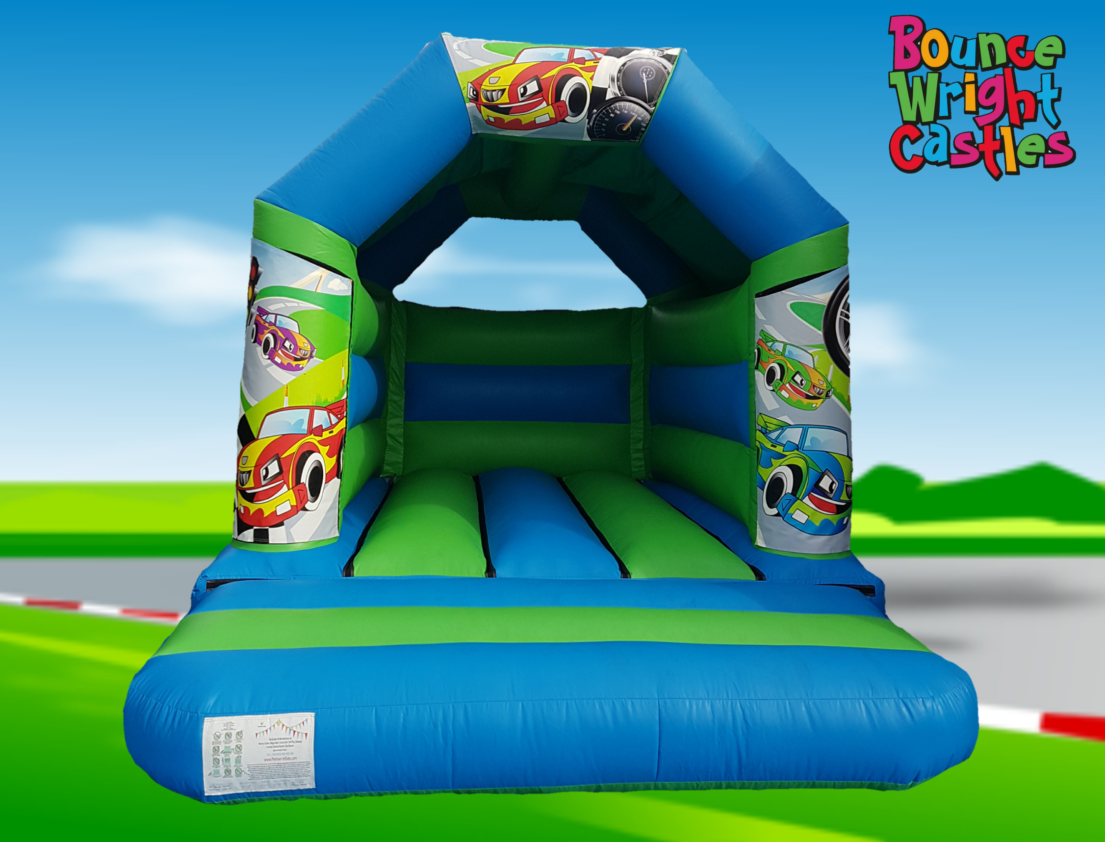 Racing Car Theme Bouncy Castle Hire in Lincoln & Gainsborough
