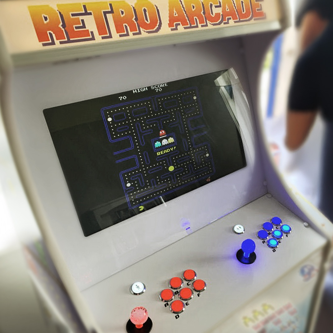 Retro Arcade Game Hire - Inflatable, Bouncy Castle, Entertainment ...
