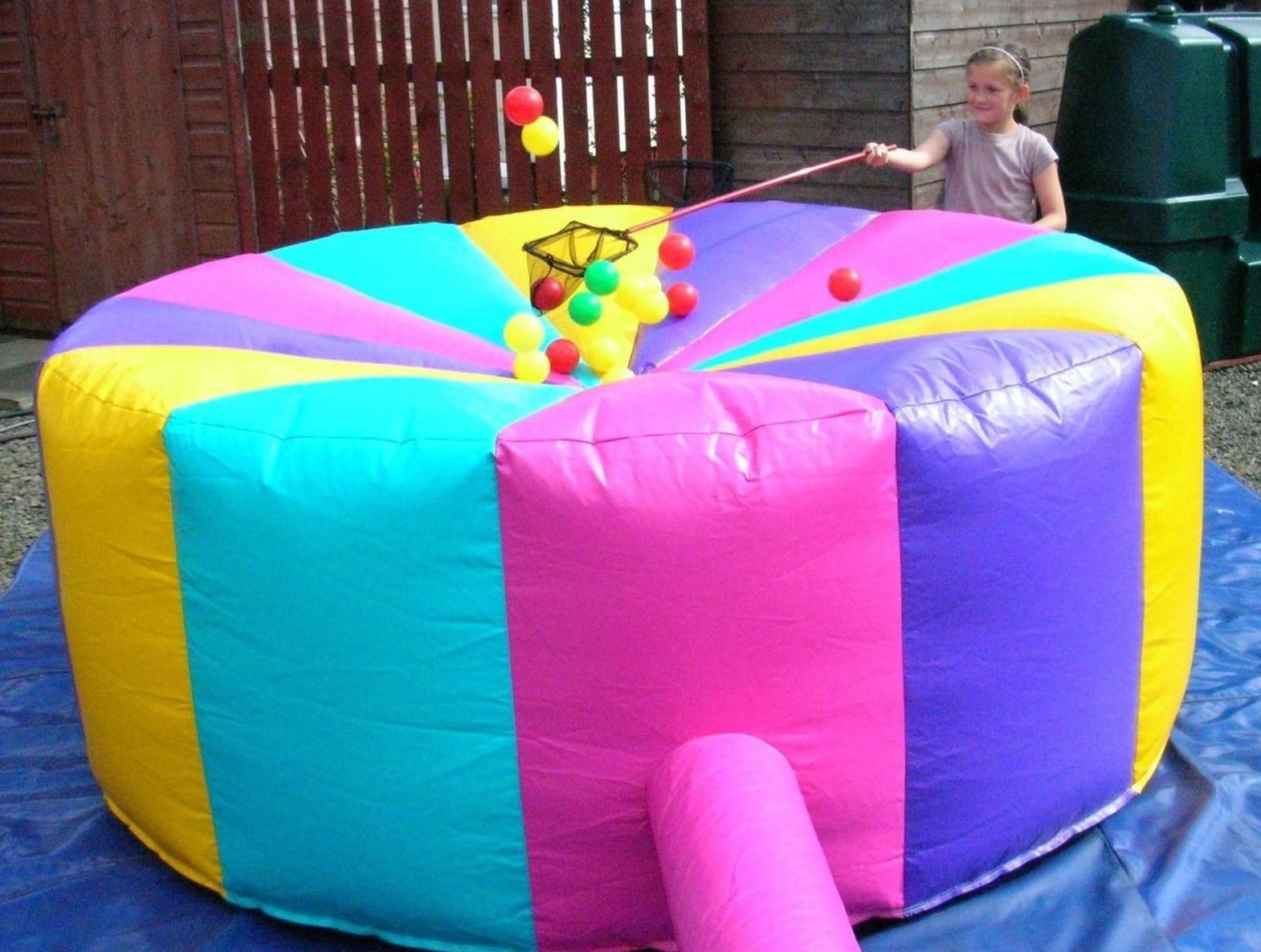 Hook a Duck Inflatable Ball Game 10ft Diameter - Bouncy Castle Hire in ...